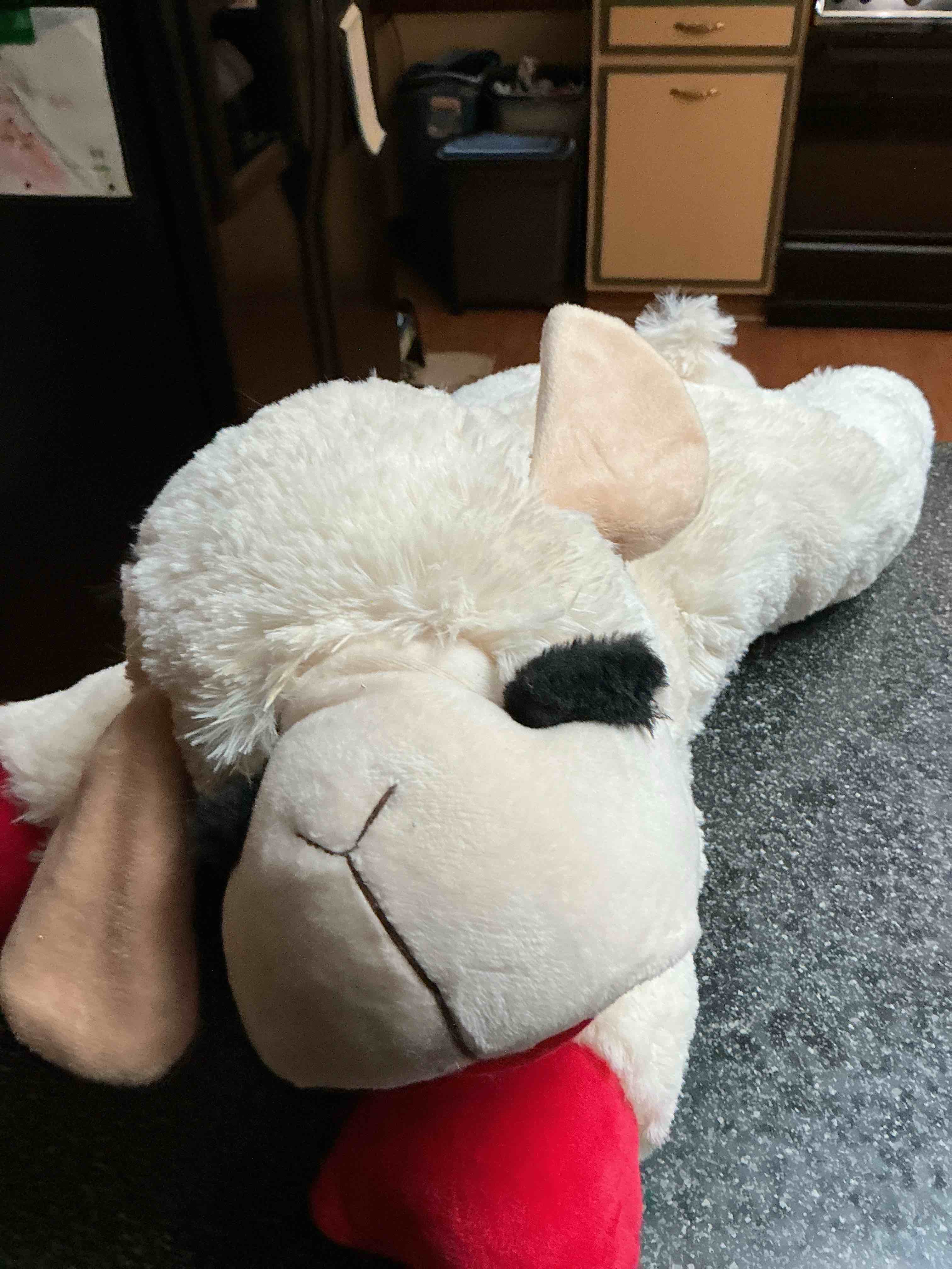 Large Lamb Chop Plush Dog Toy 