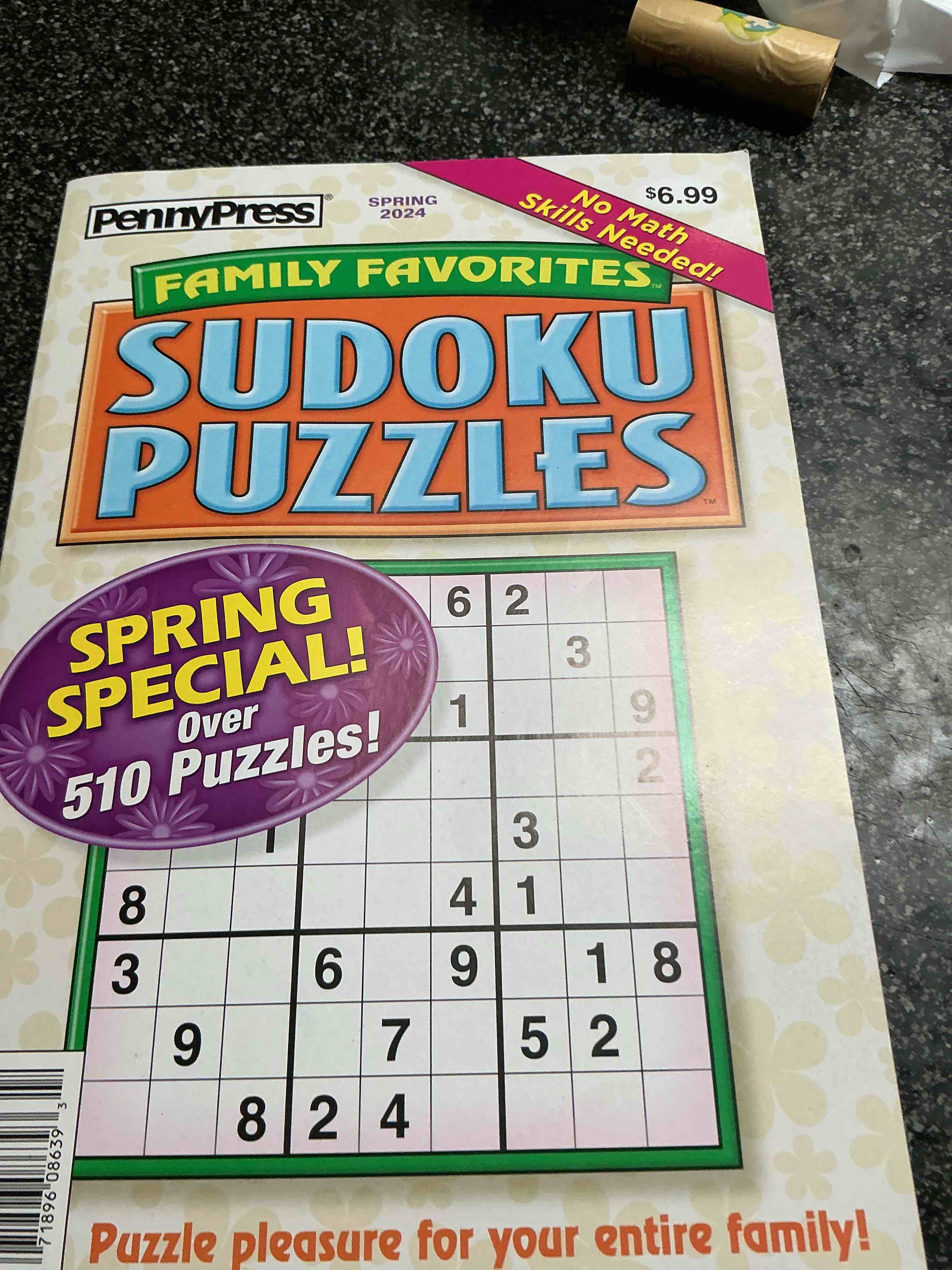 Pennypress Family Favorites Sudoku 510 Puzzles  