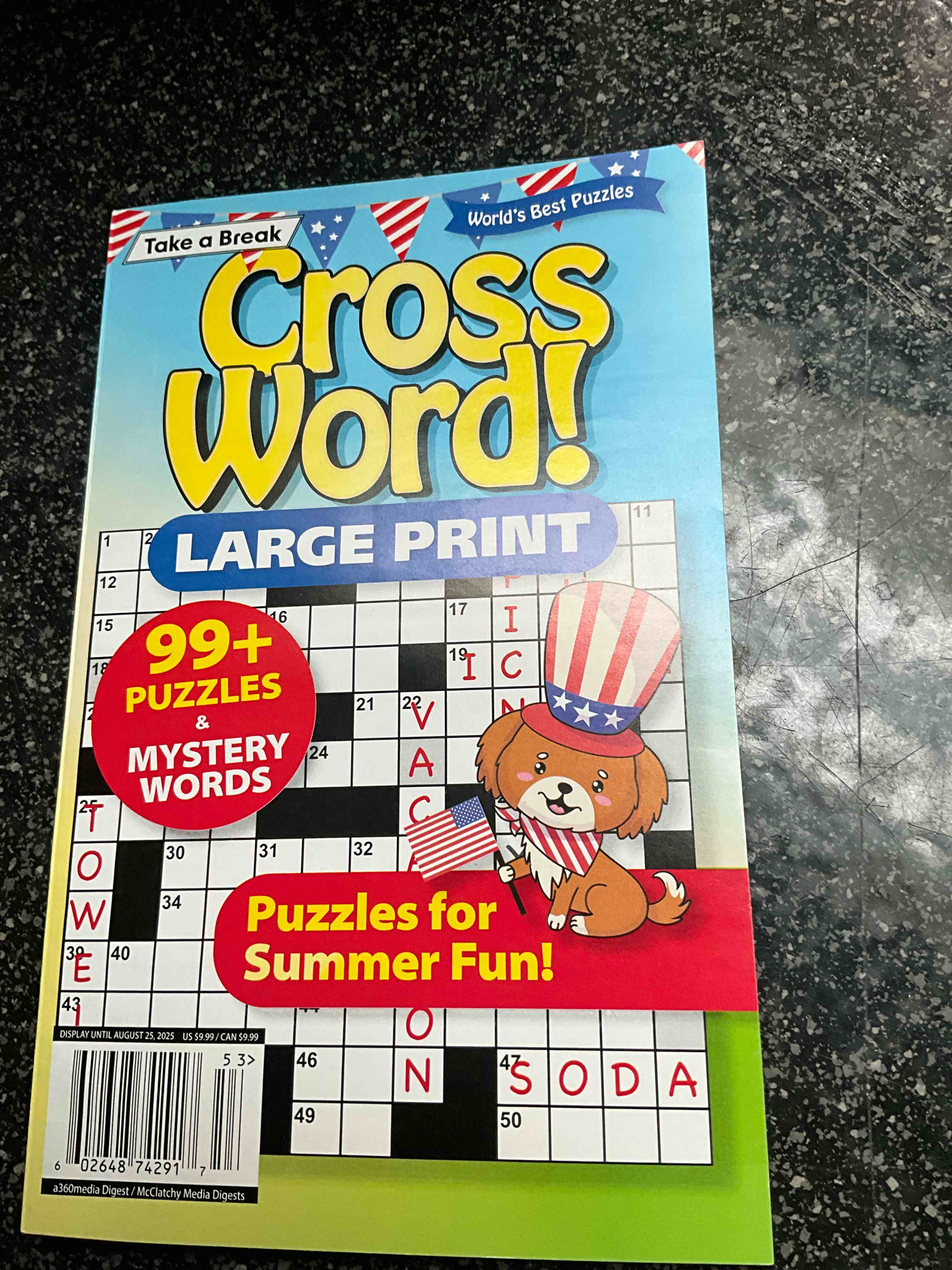 World’s Best Puzzles - Cross Word! Large Print - 99+ puzzles 