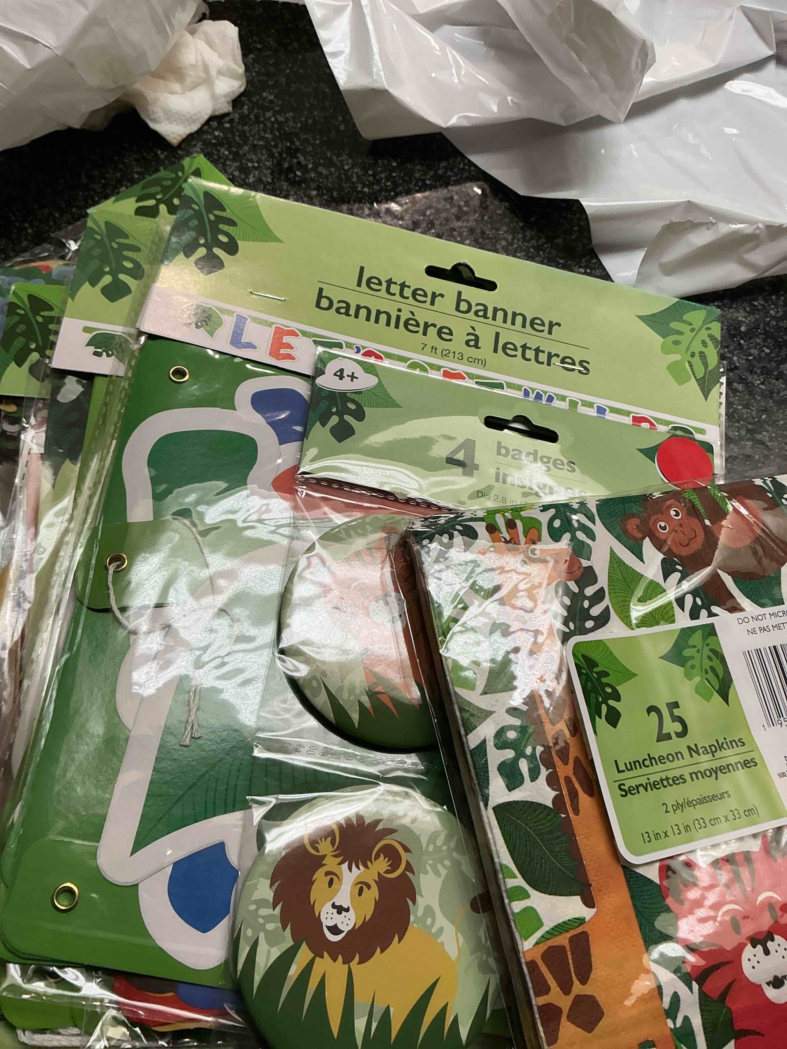 Jungle Birthday Complete Party Kit