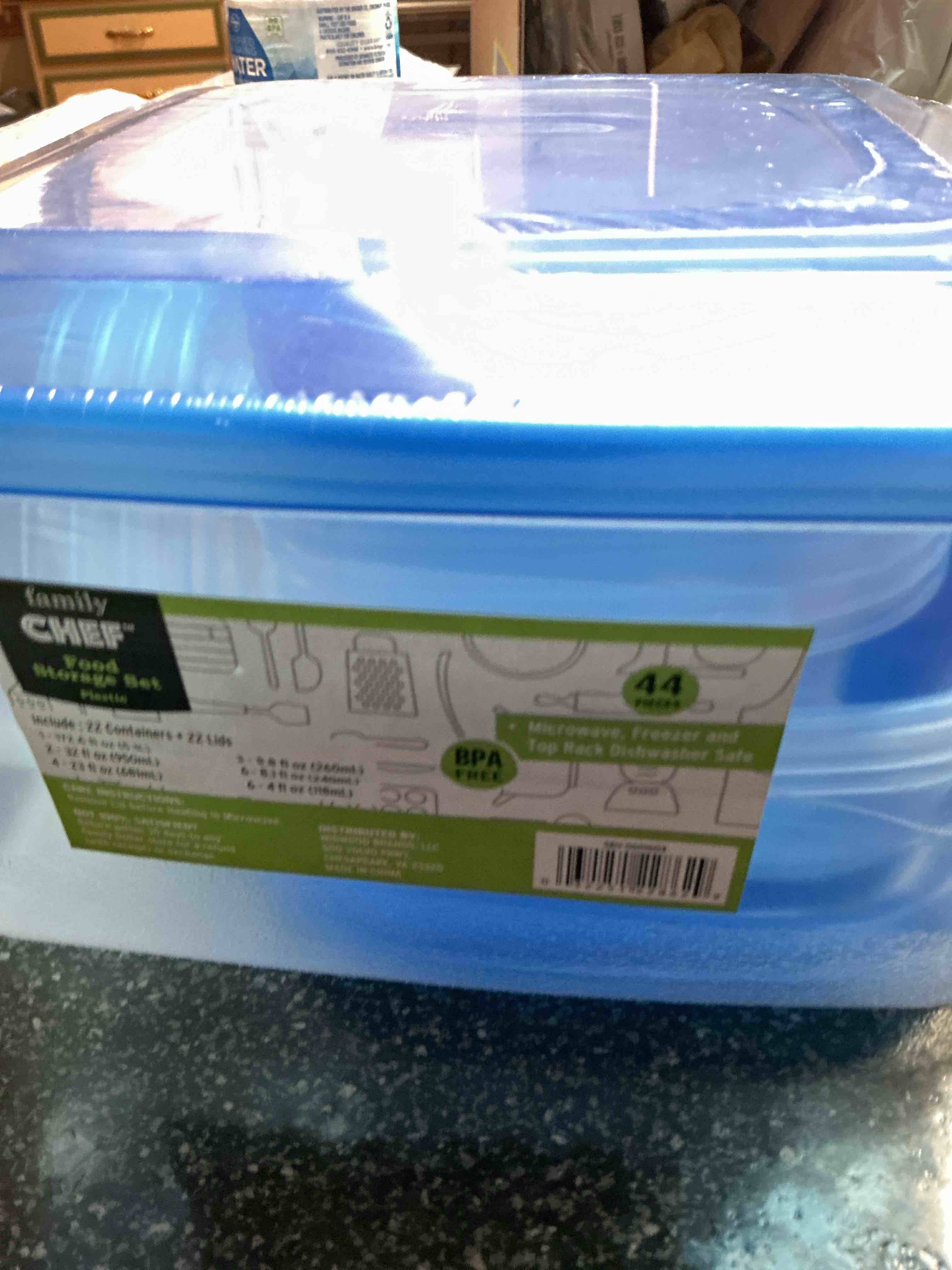 Family Chef 44 Pieces Storage Containers 