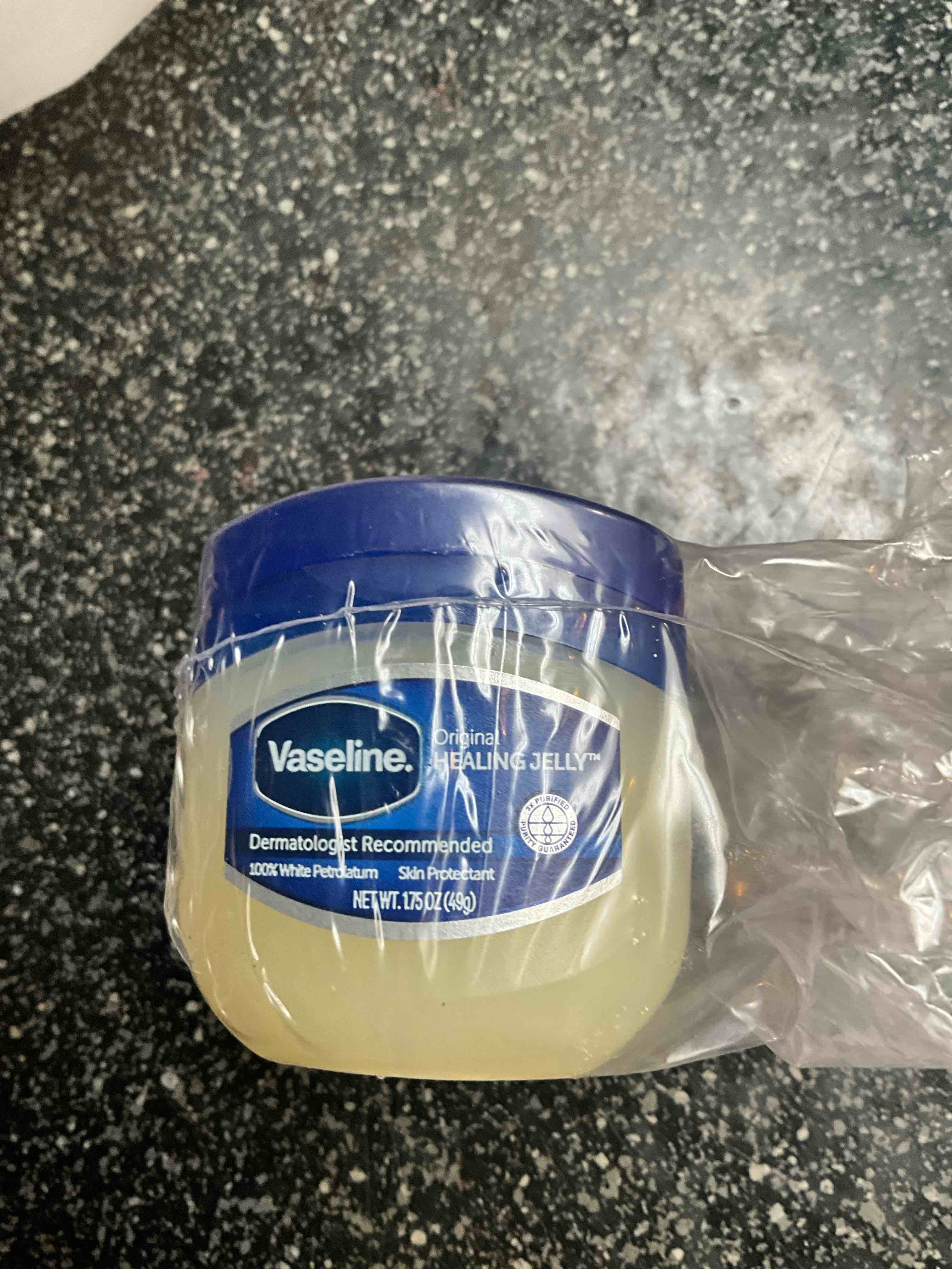 vaseline healing jelly original 1count for dry cracked skin and eczema relief 100% pure petroleum jelly 1.75 oz