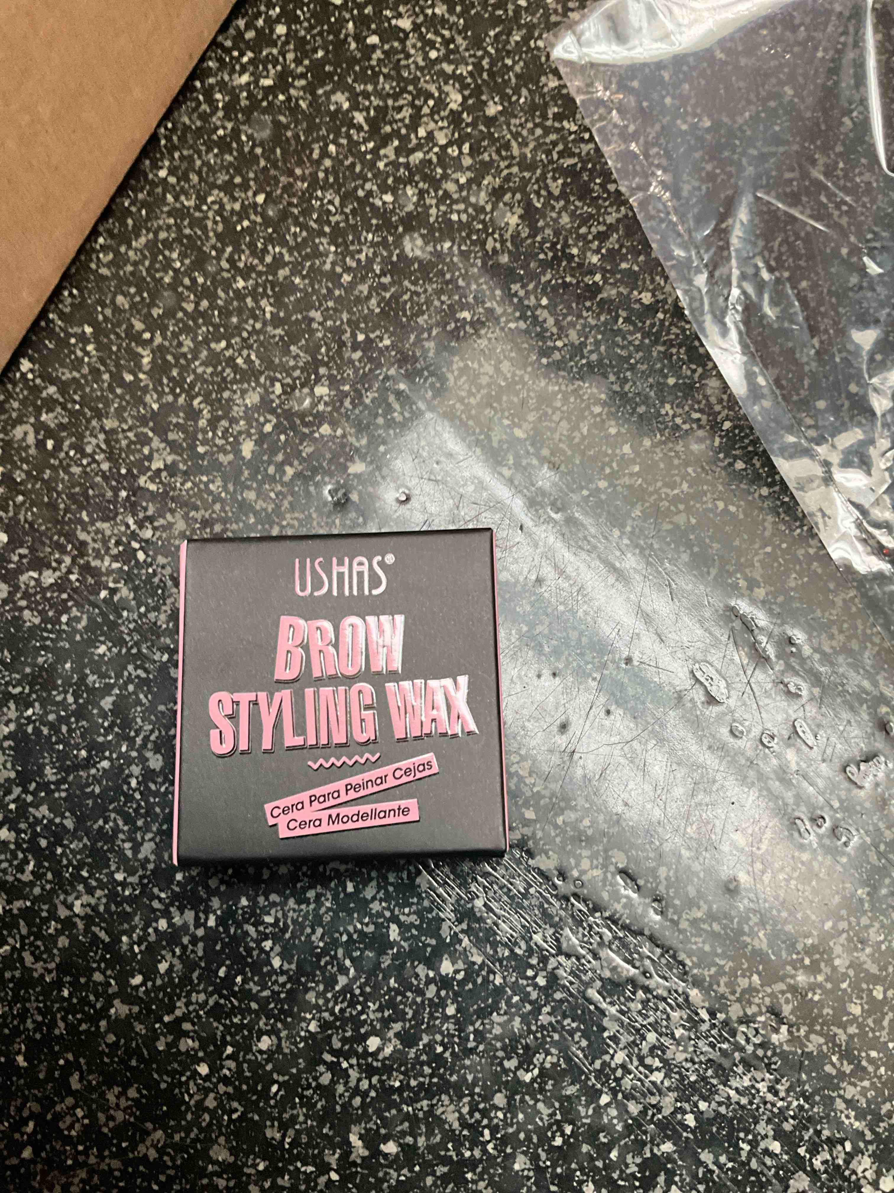 USHAS Eyebrow Gel for Eyebrow Styling Waterproof And Sweat-Proof Clear brow Gel, Long-Lasting Eyebrow Wax Kit for Eyebrow Freeze, Quick-drying & Natural Shape