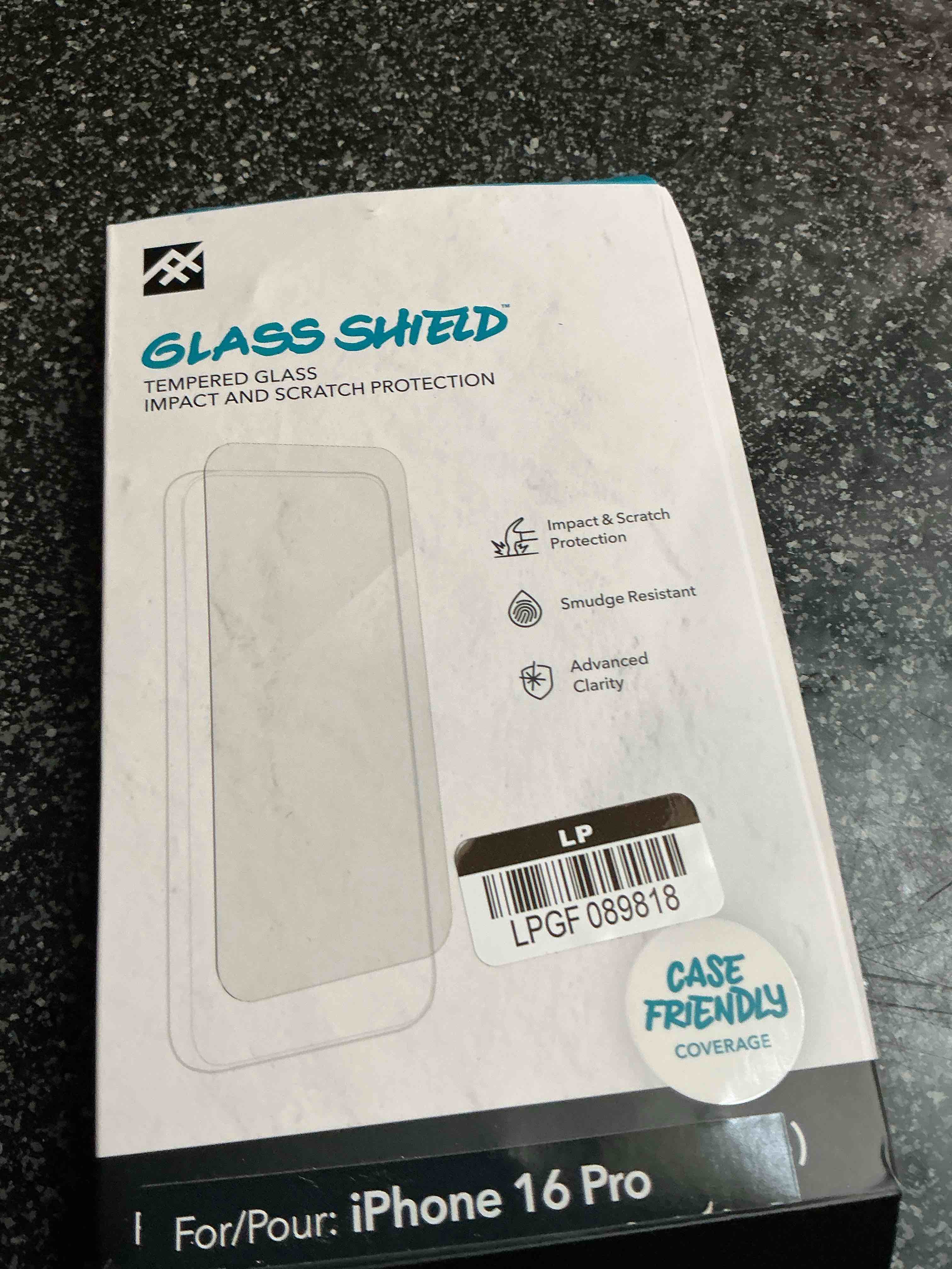 Glass Shield Tempered Glass For iPhone 16 Pro 