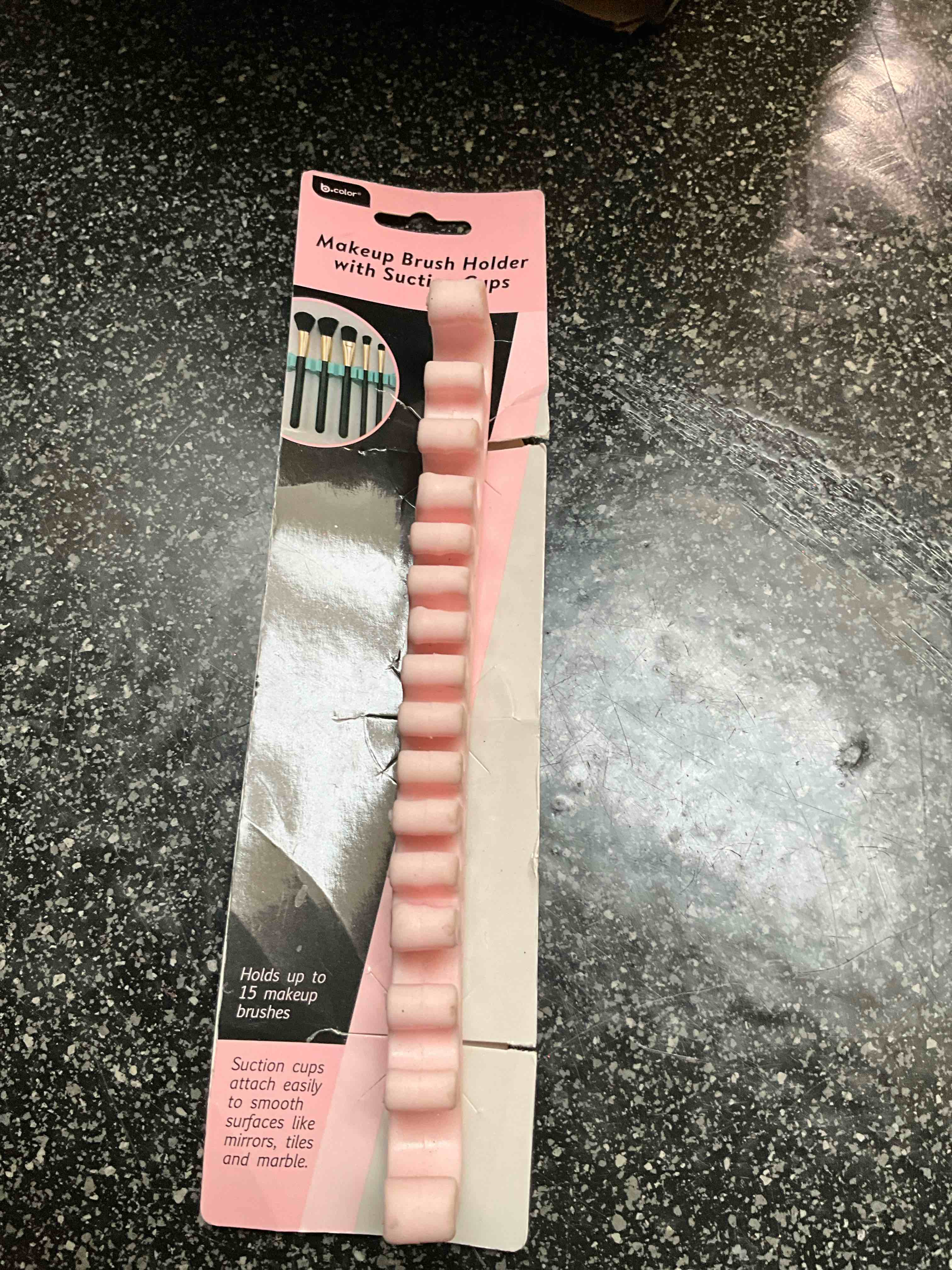 B Color - Makeup Brush Holder - Suction Cup To Anything 