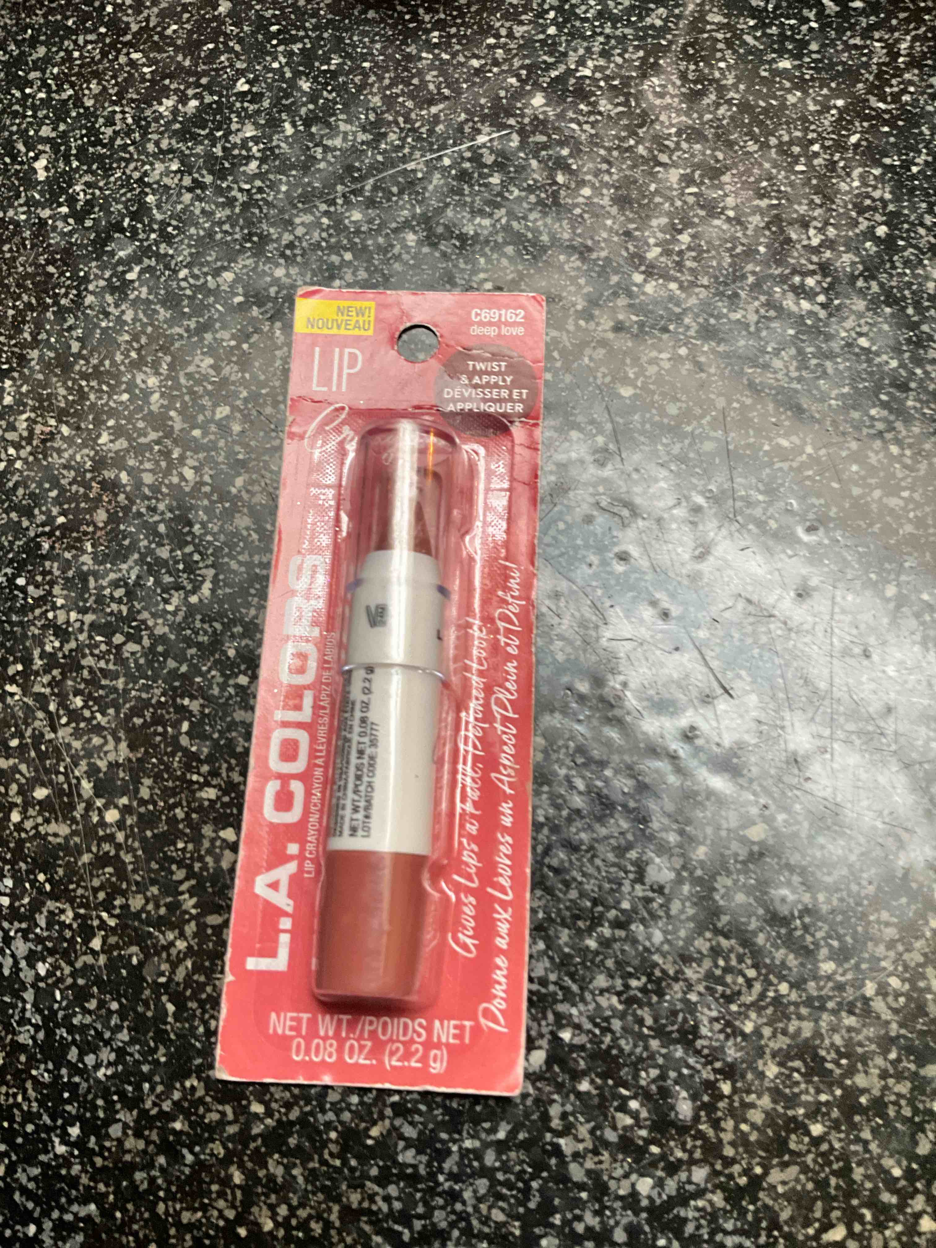 L.A. Colors - Lip Crayon - C69162 Deep Love .08 oz 