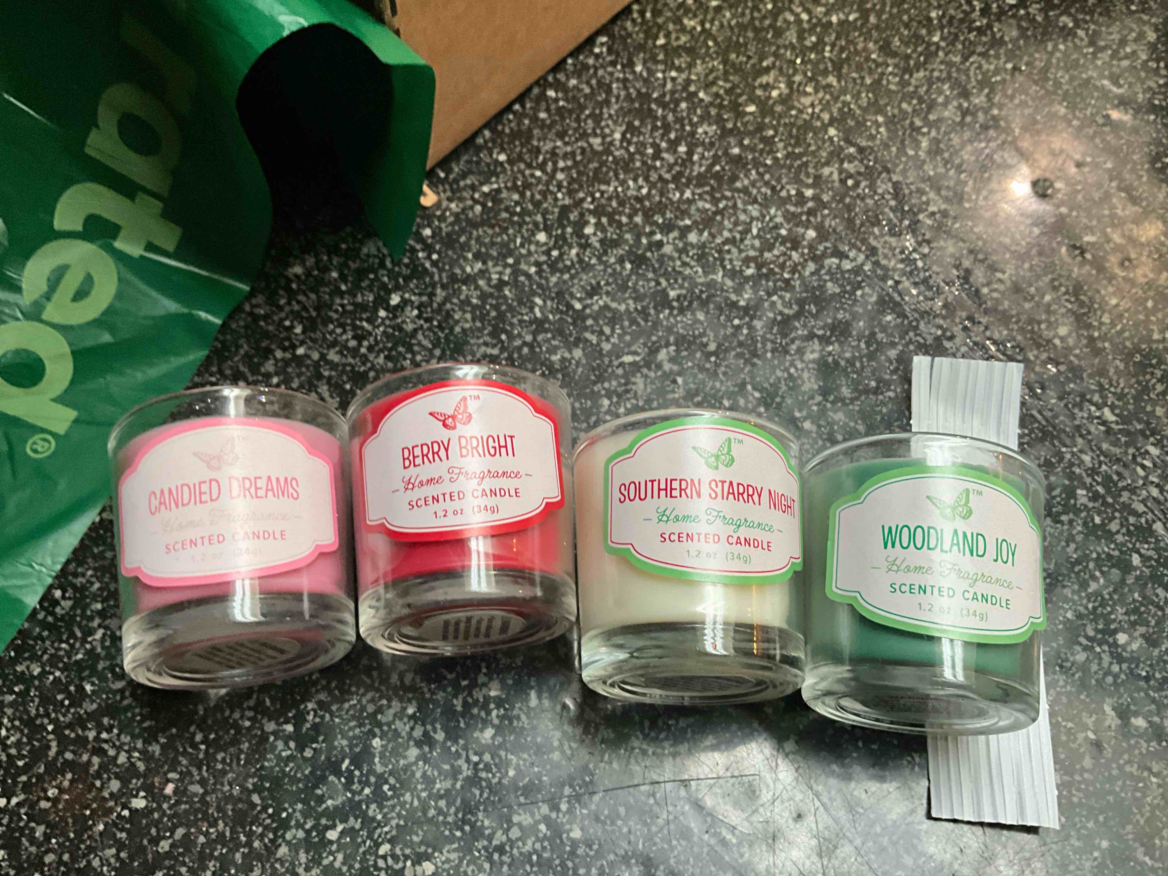 Dolly’s Home Fragrance - Scented Candles - 1.2 oz - 4 count 