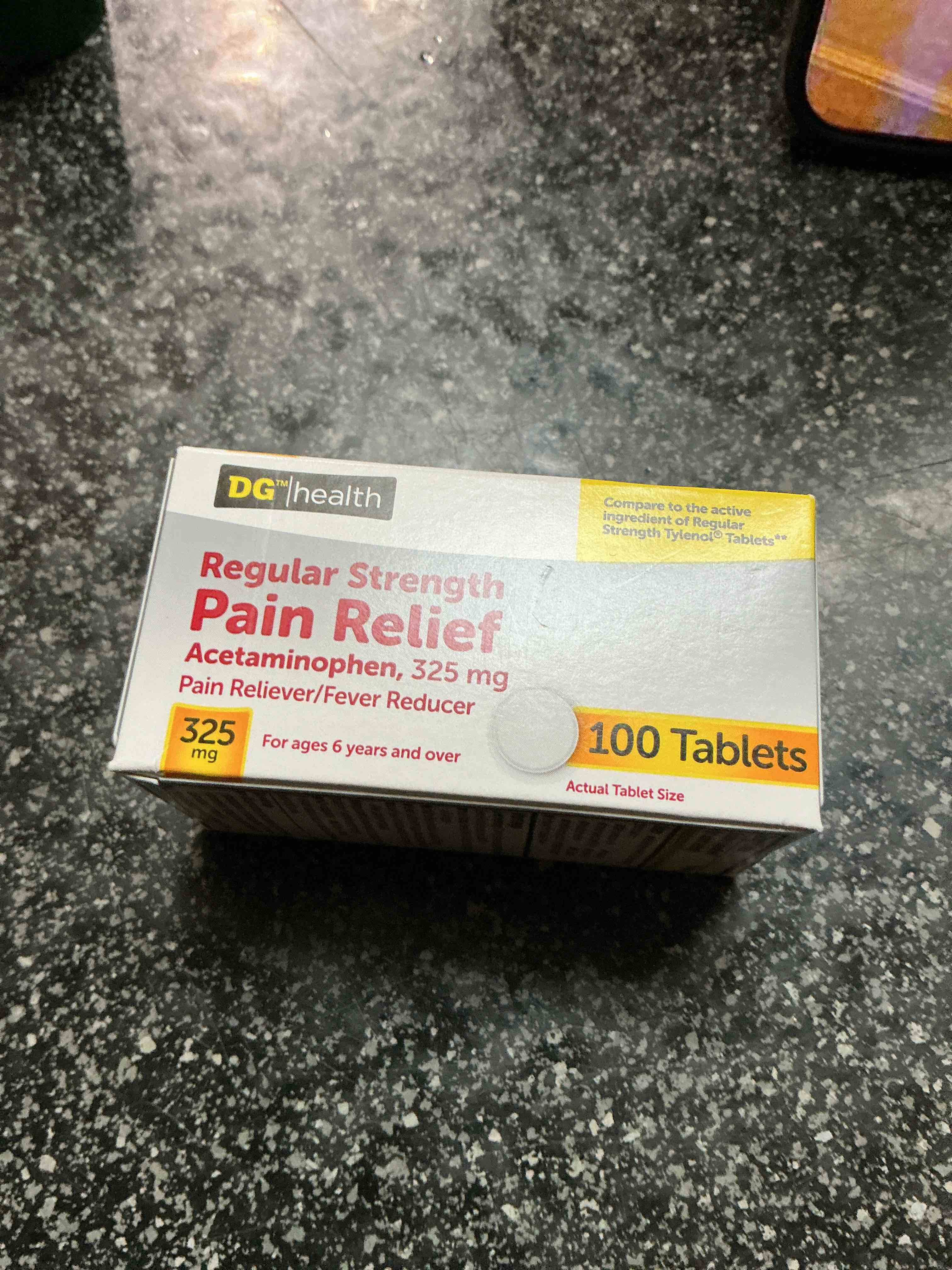 Dg Regular Strength Pain Relief  100 Tablets 