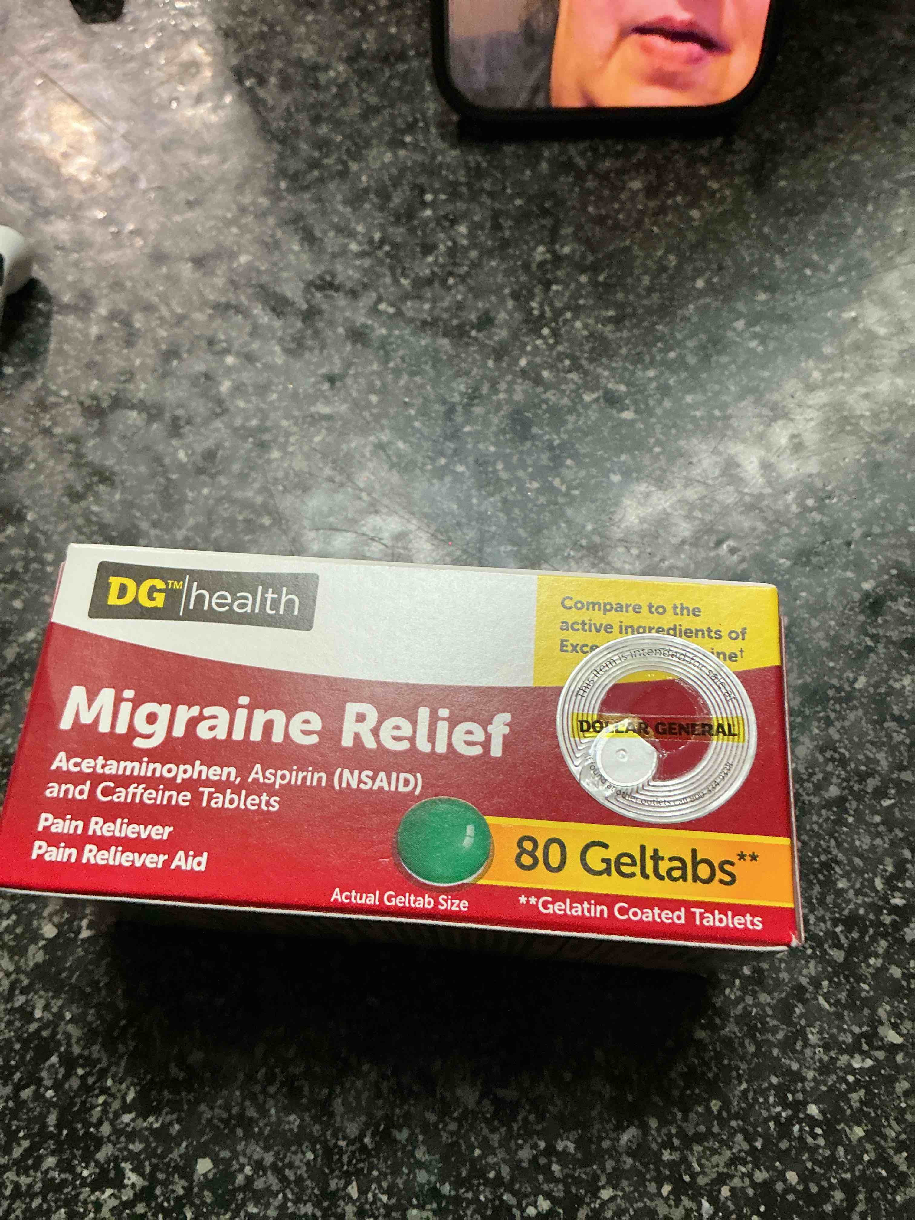 DG Health Migraine Relief 80 tabs