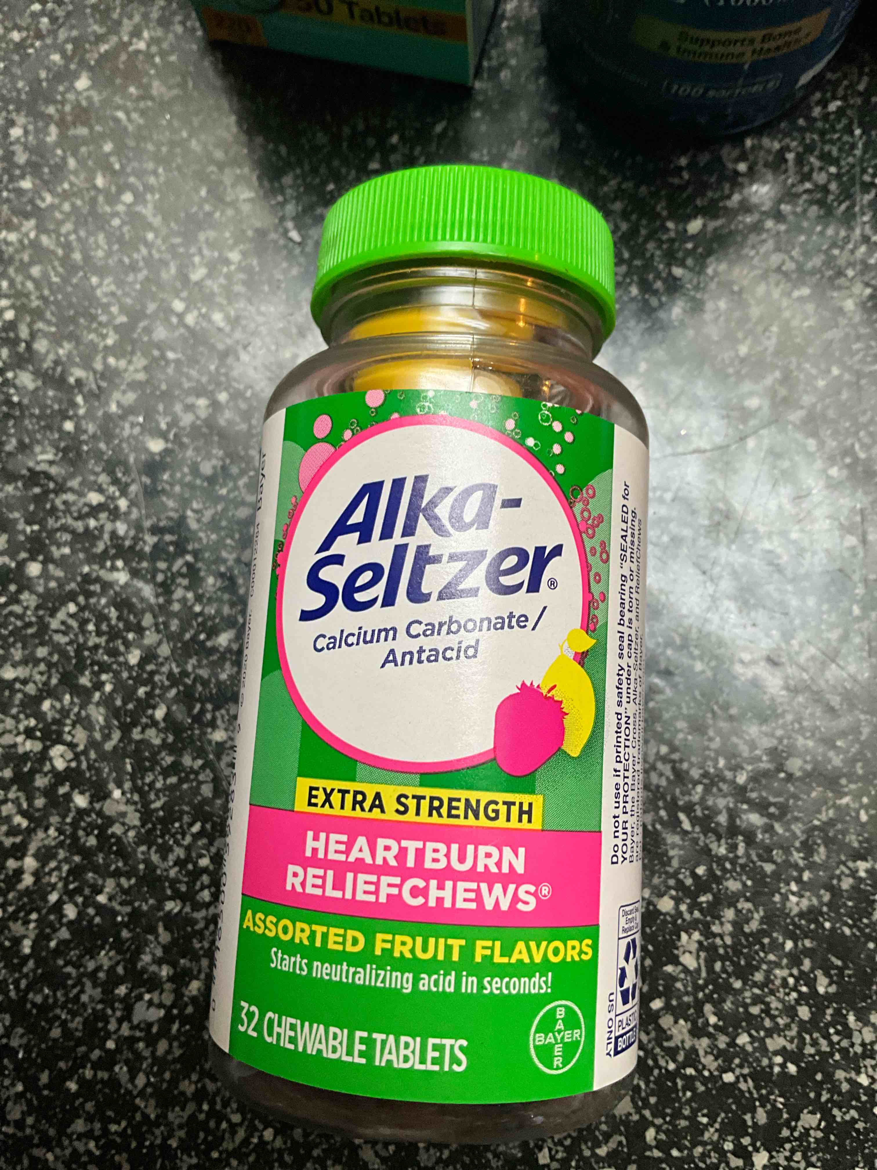 Alka Seltzer - Extra Strength - Heartburn Reliefchews - Assorted Fruit Flavors - 32 Chewable Tabs 