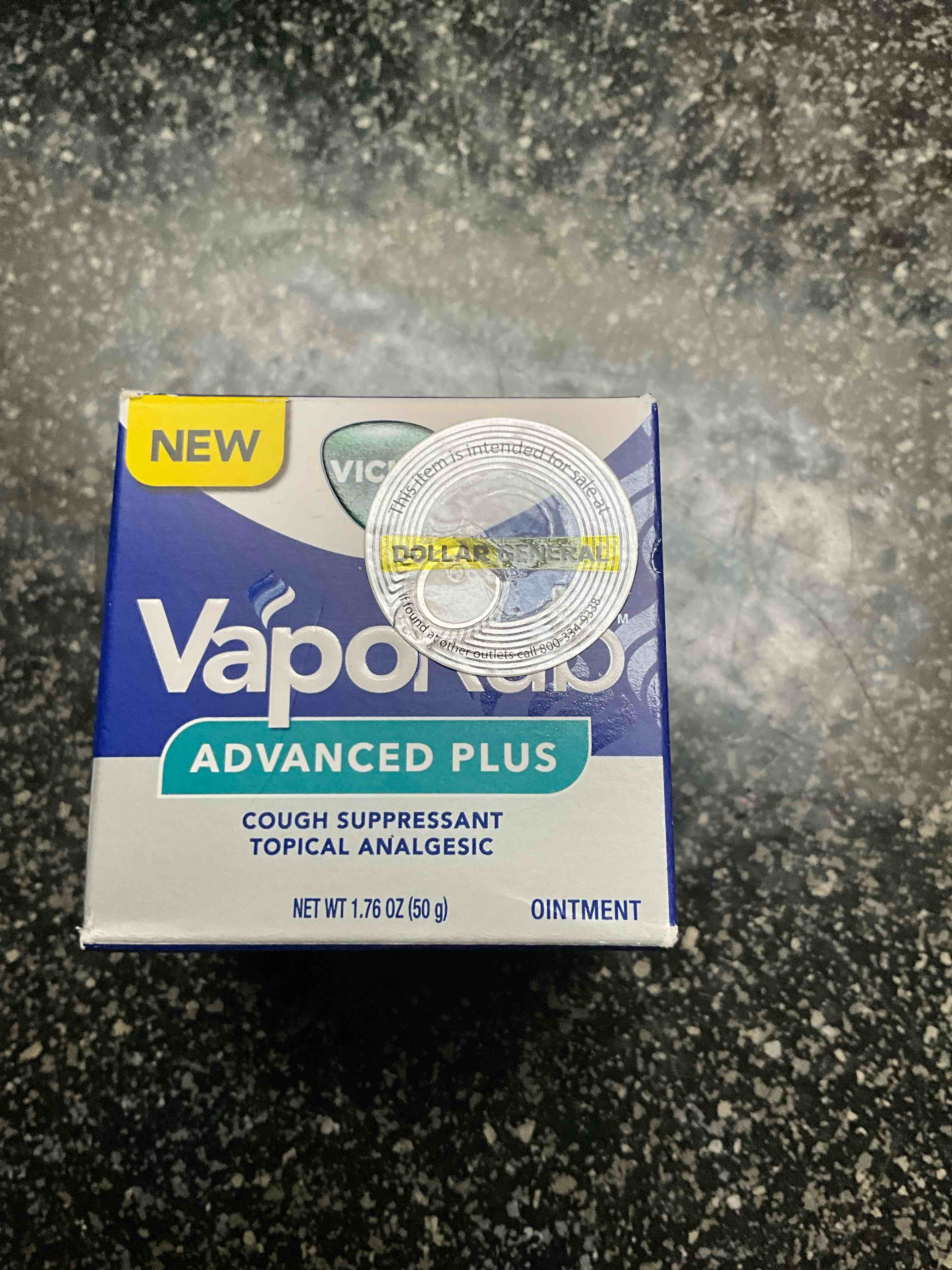 Vicks Vapor Rub - Advanced Plus - Cough Suppressant Topical Analgesic - 1.76 oz