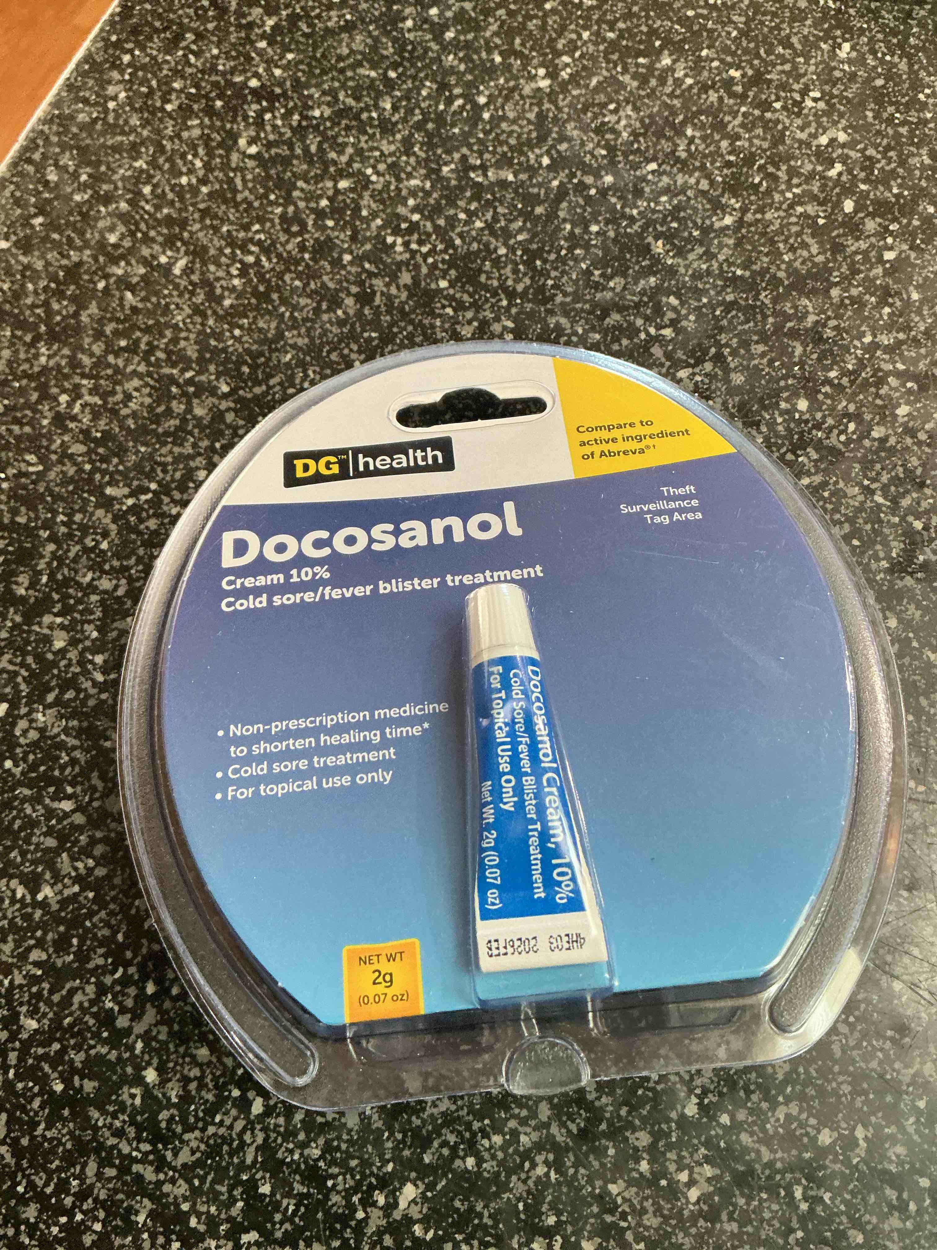 DG Health Docosanol Cold Sore Treatment 
