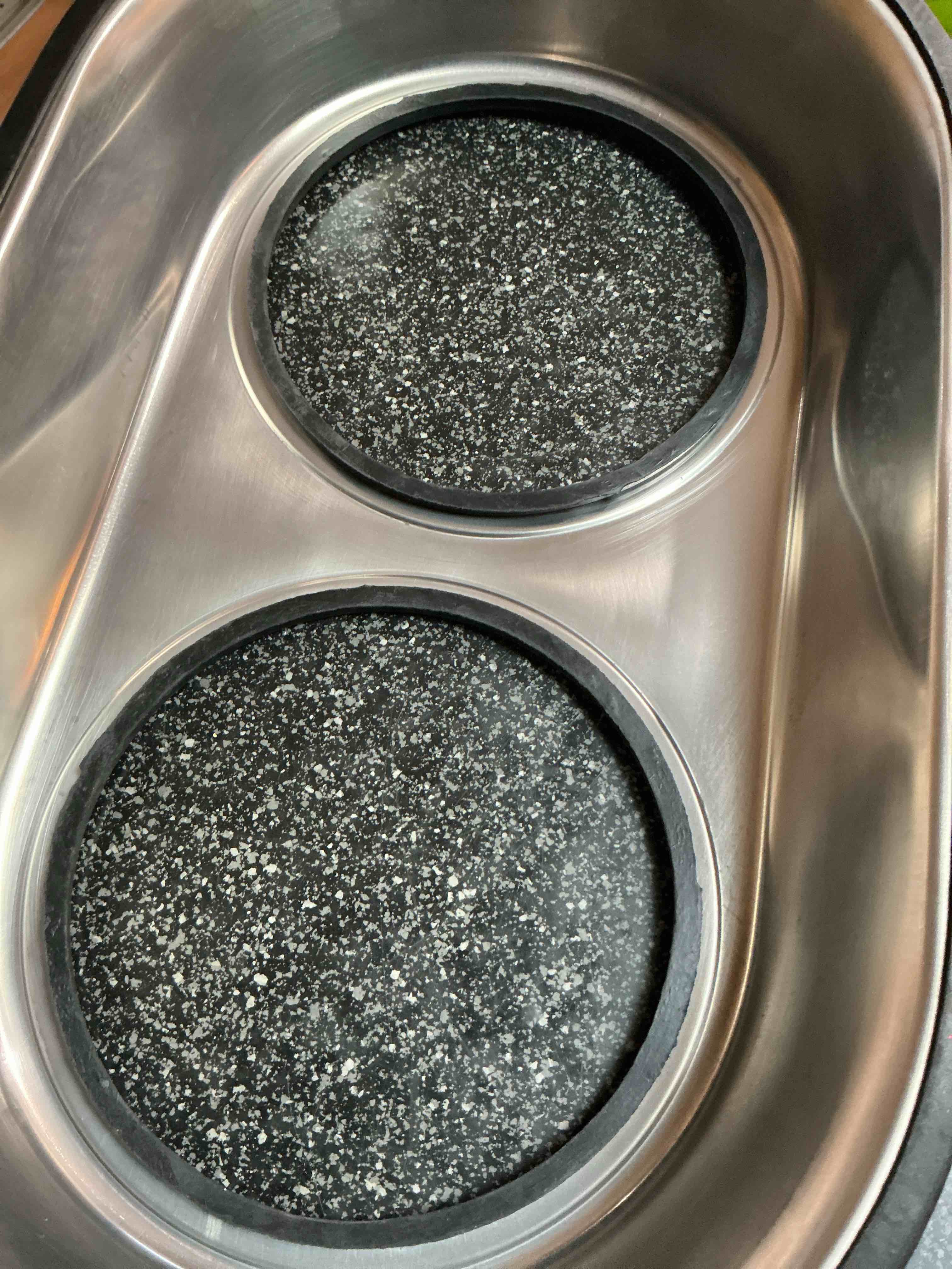 Van Ness Stainless Steel Double Dish Dog Bowel 