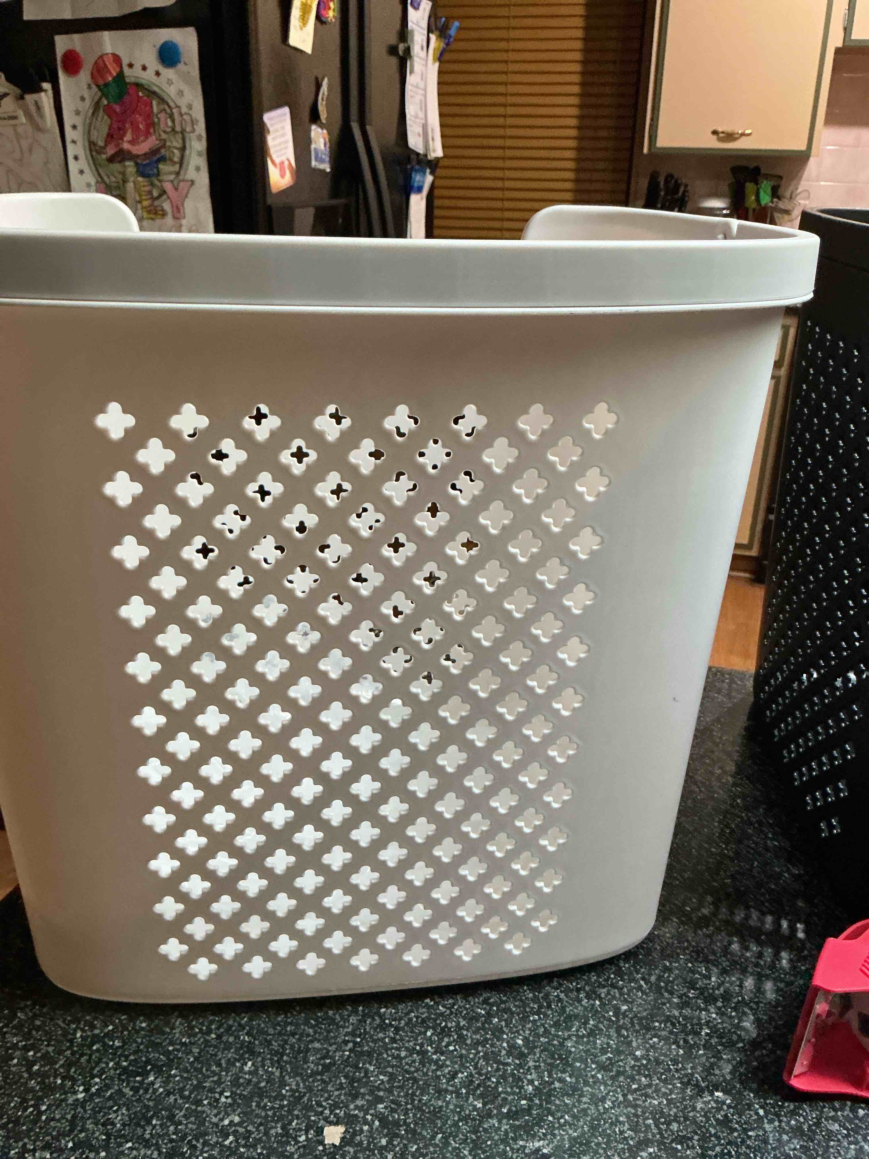 White Laundry Hamper