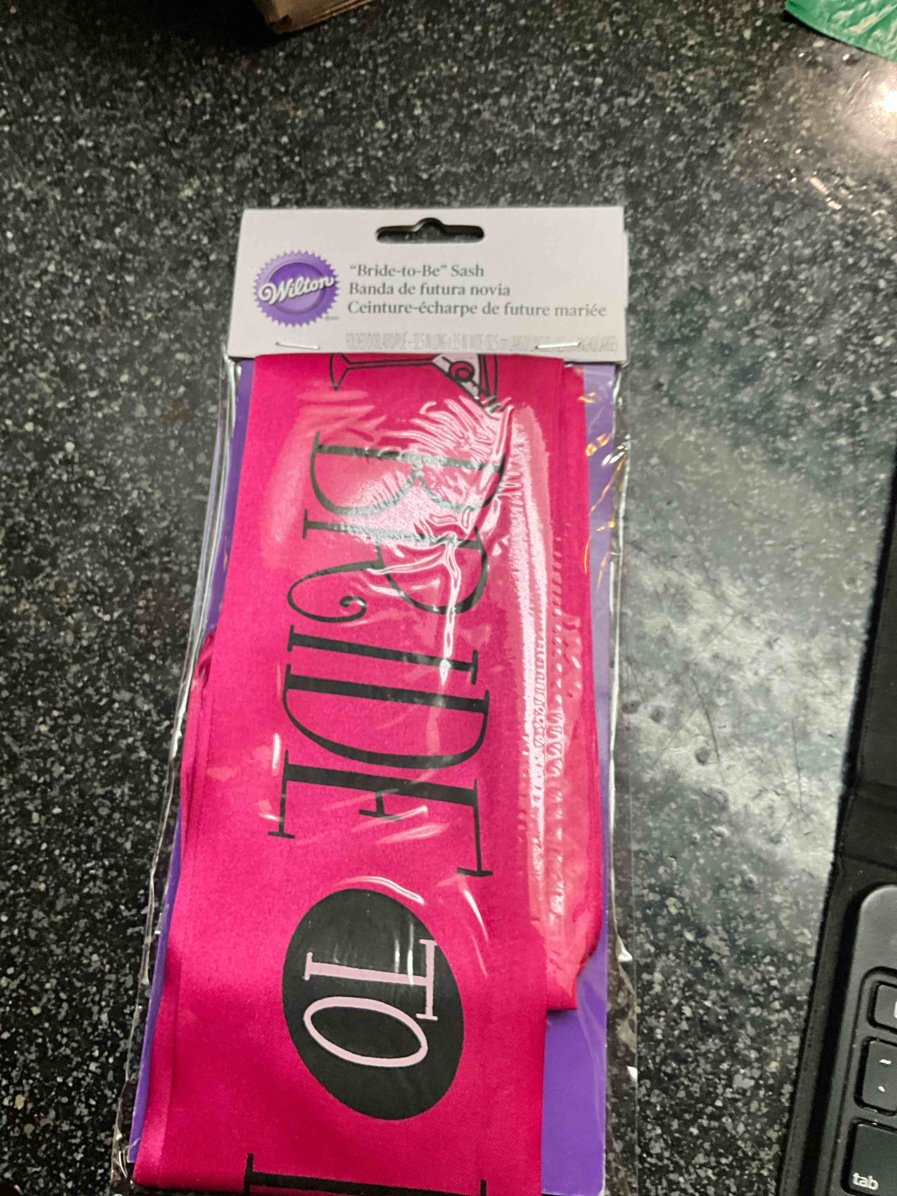 Wilton - Bride To Be Sash 