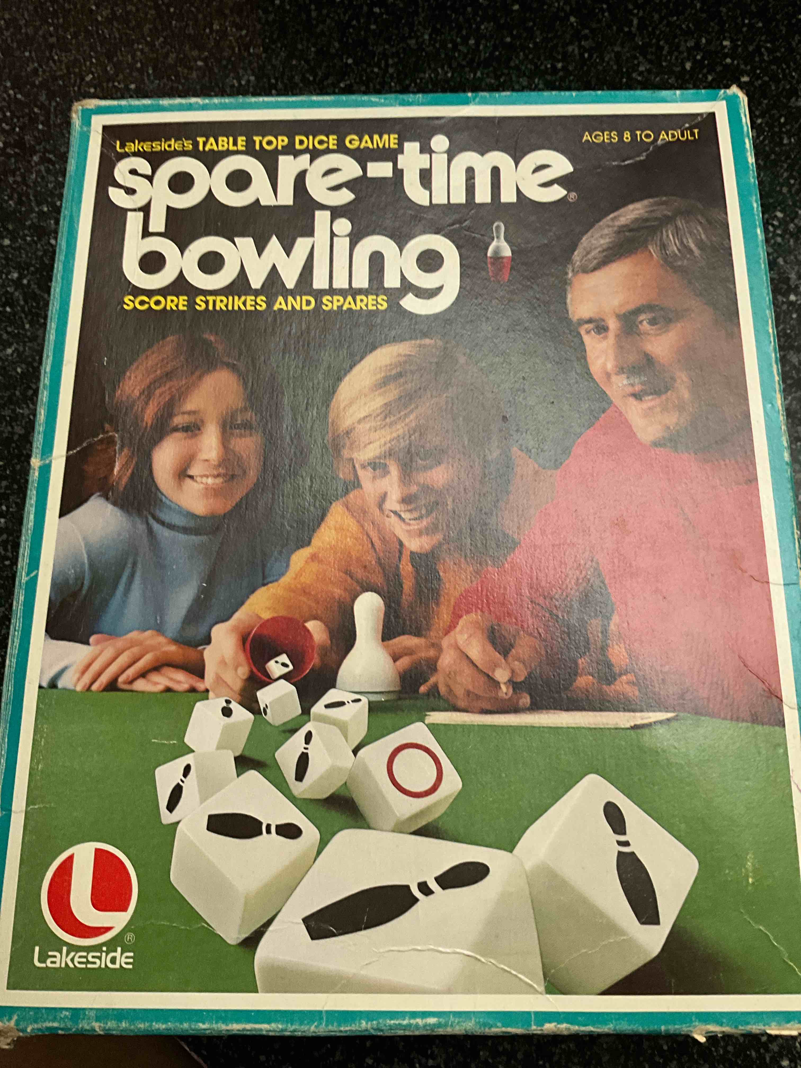 Retro/Vintage - Lakeside’s Table Top Dice Game - Spare-Time Bowling 