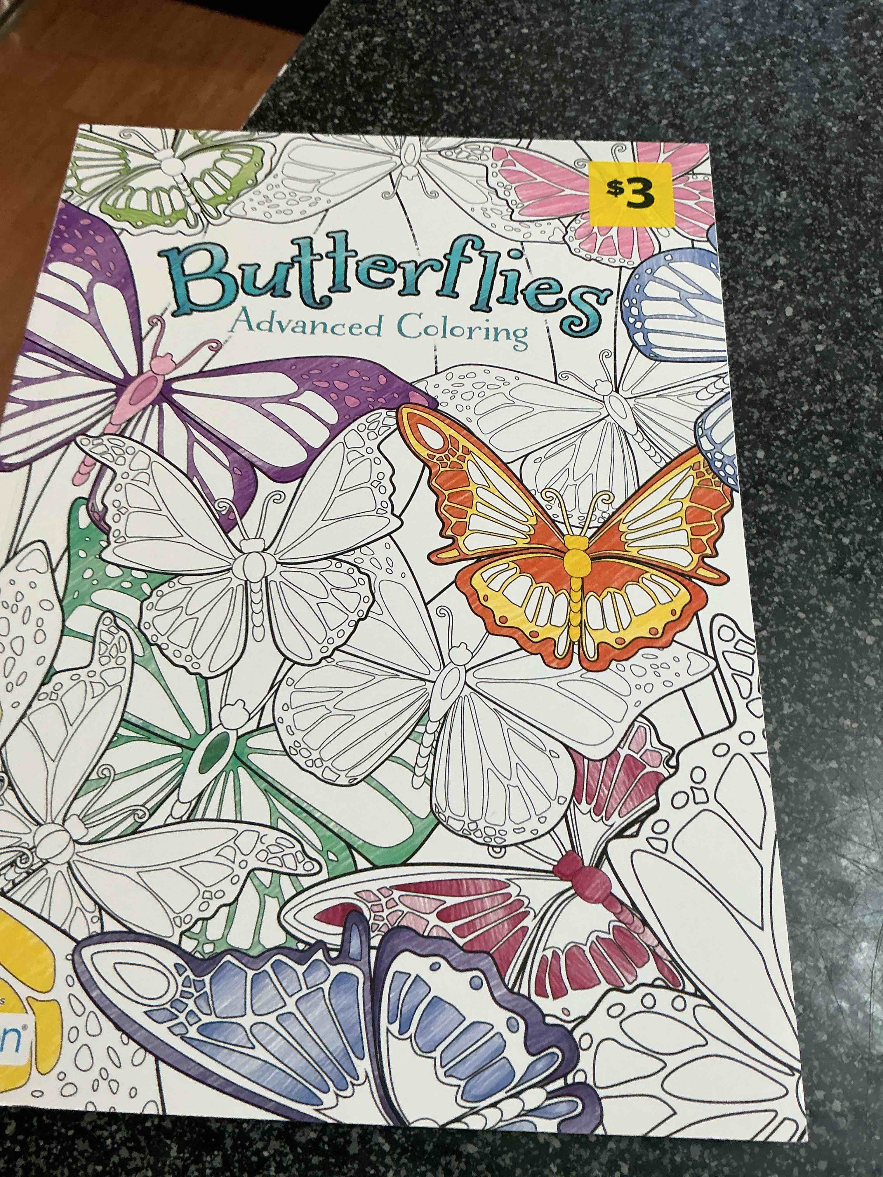 bendon butterflies advanced coloring 