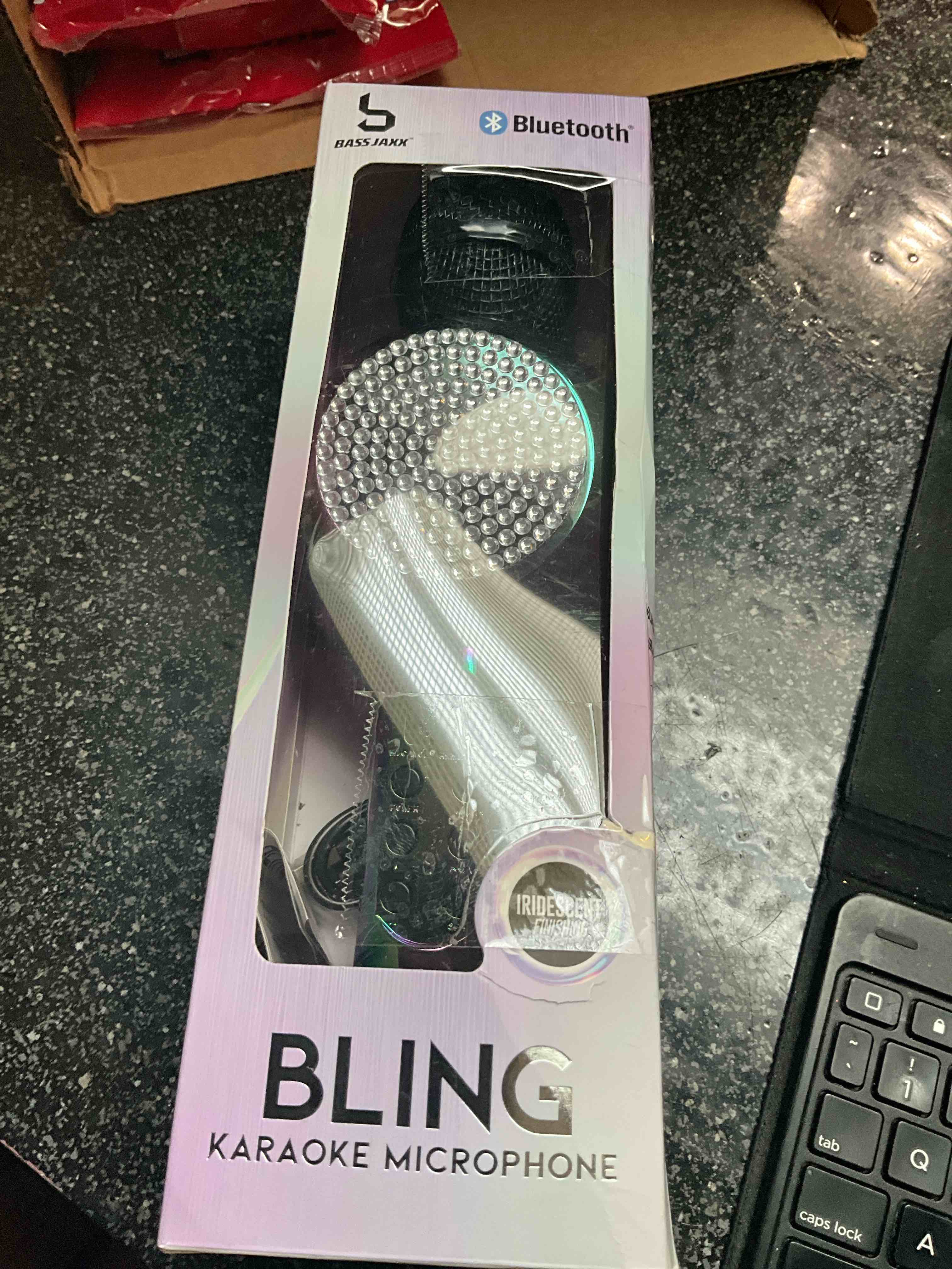 Bass Jaxx - Bluetooth - Iridescent - Bling Karaoke Microphone  