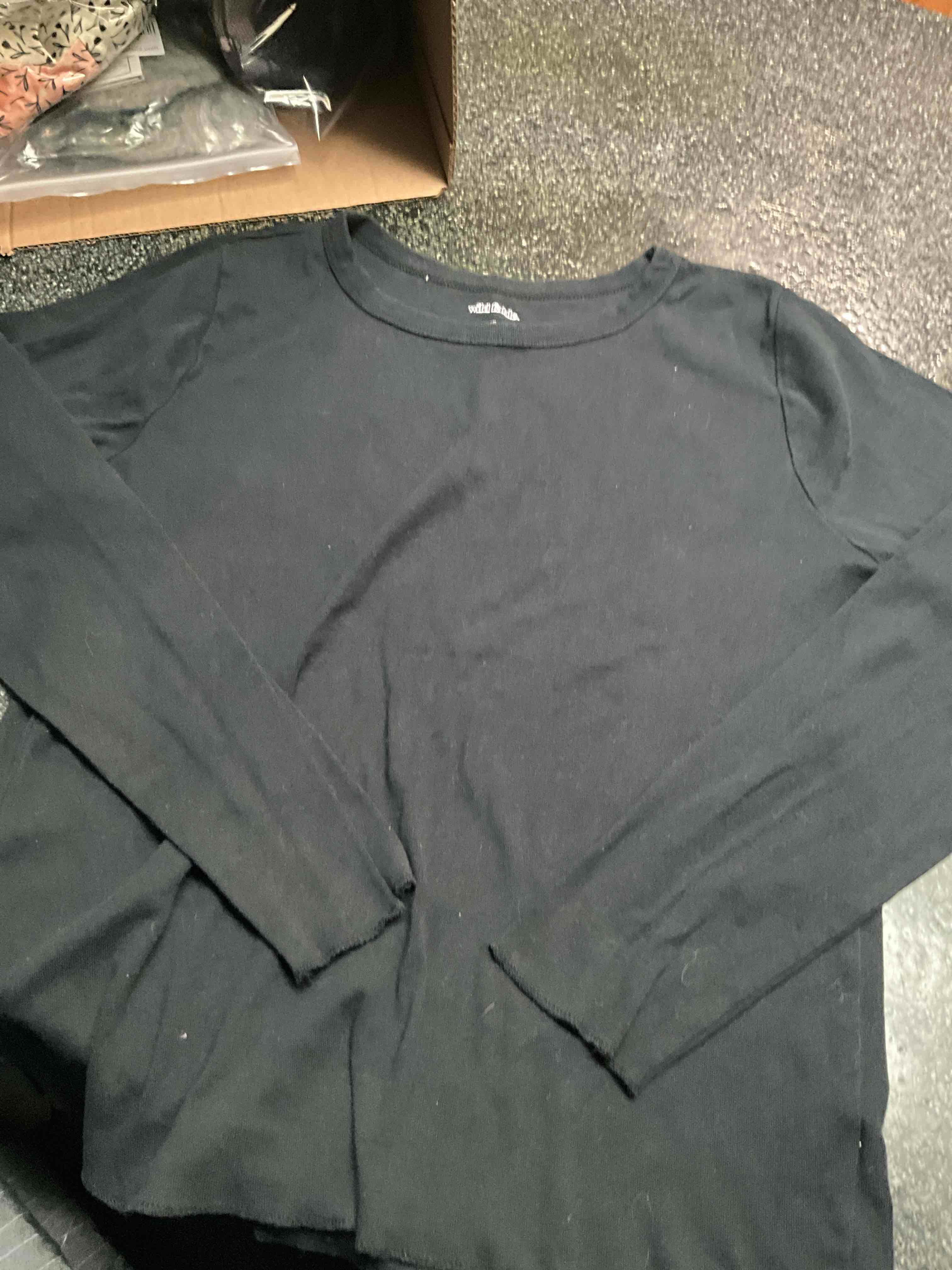women’s - wild fable - long sleeve - black - shirt - size - xxl