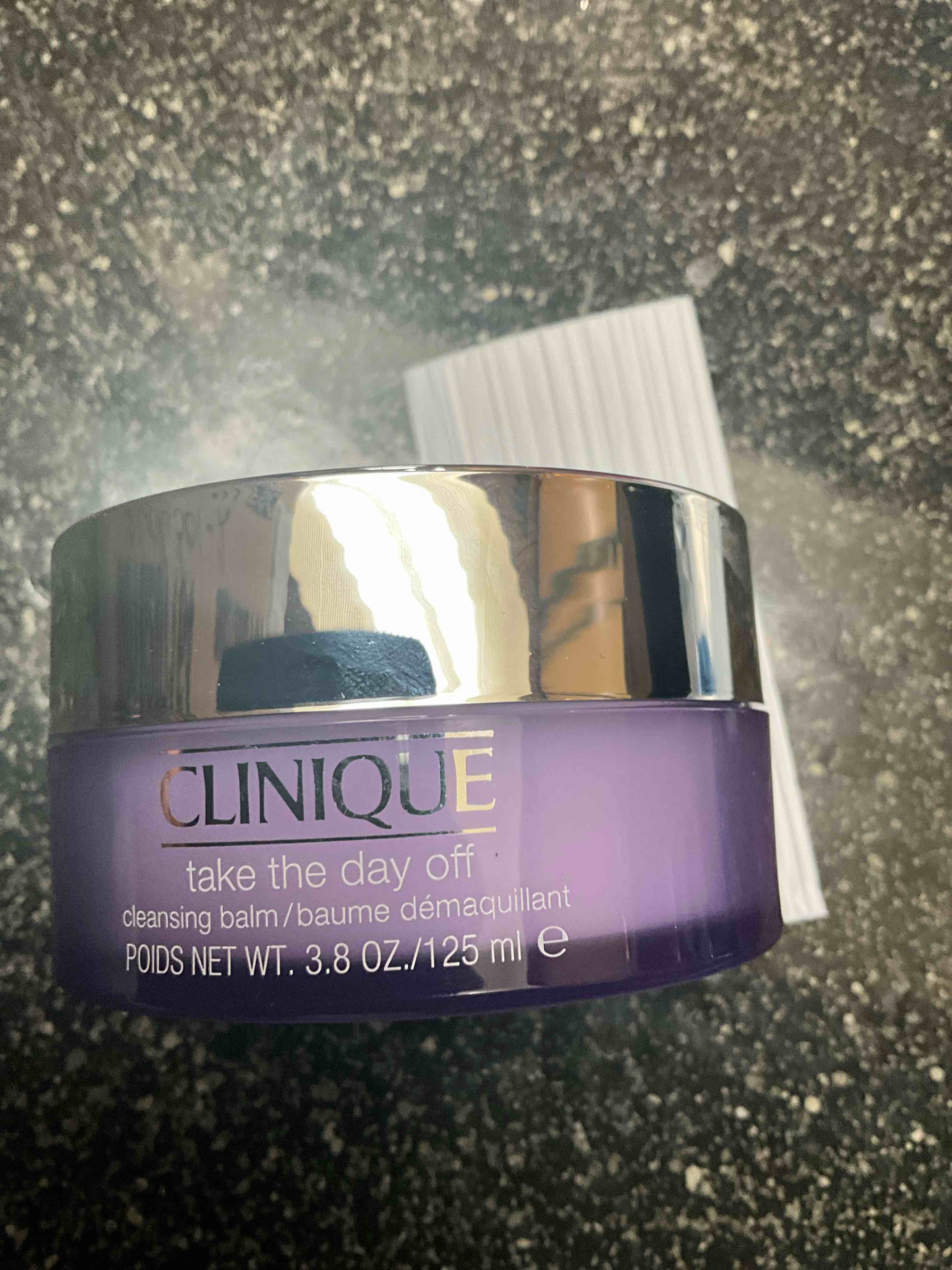 clinique take the day off cleansing balm makeup remover, dissolves makeup and sunscreen