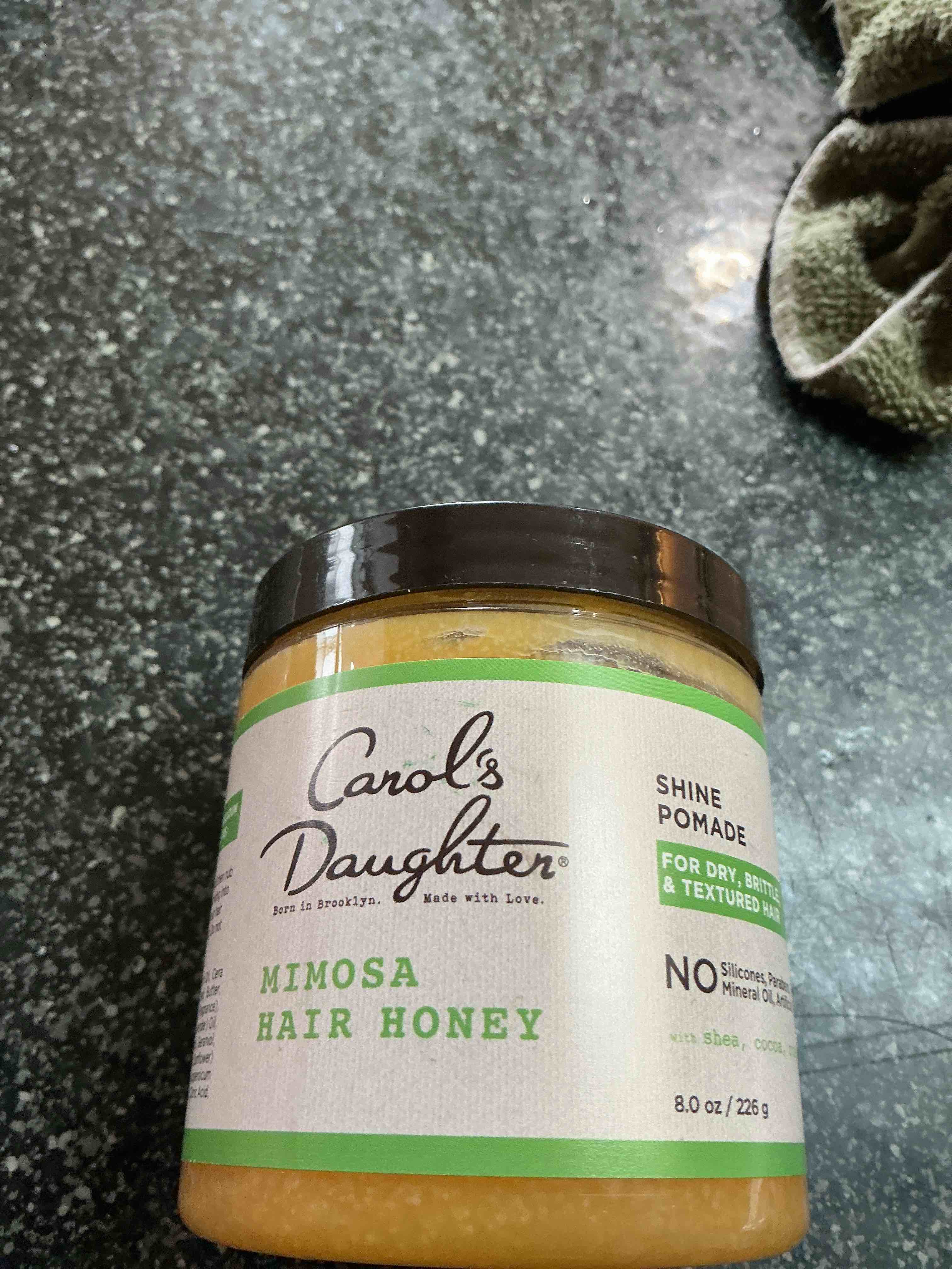 Carol's Daughter Mimosa Hair Honey Shine Pomade for Textured and Curly Hair - with Shea Butter & Rosemary Oil, 8 fl oz