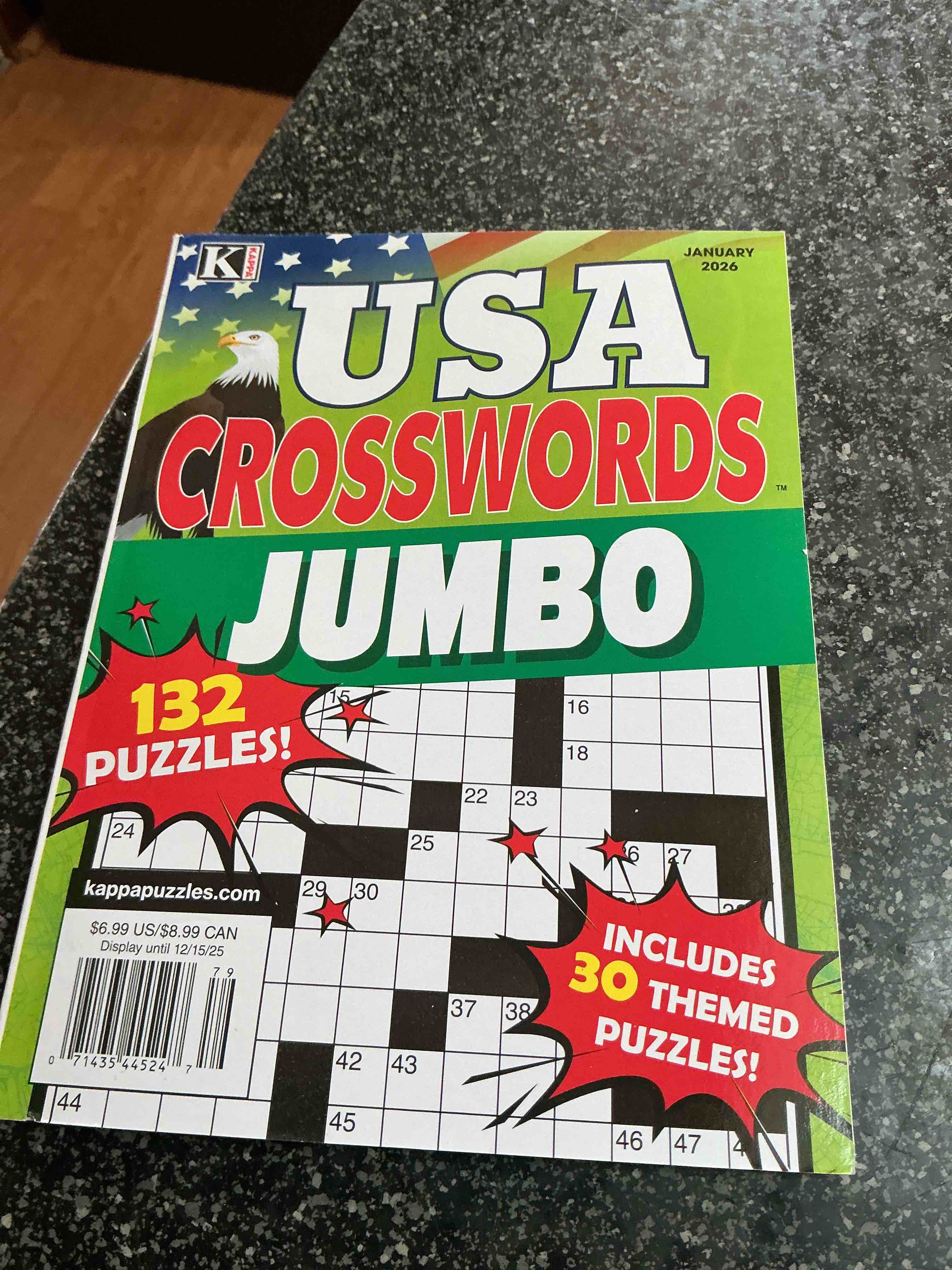 USA Crossword Jumbo 132 Puzzles 