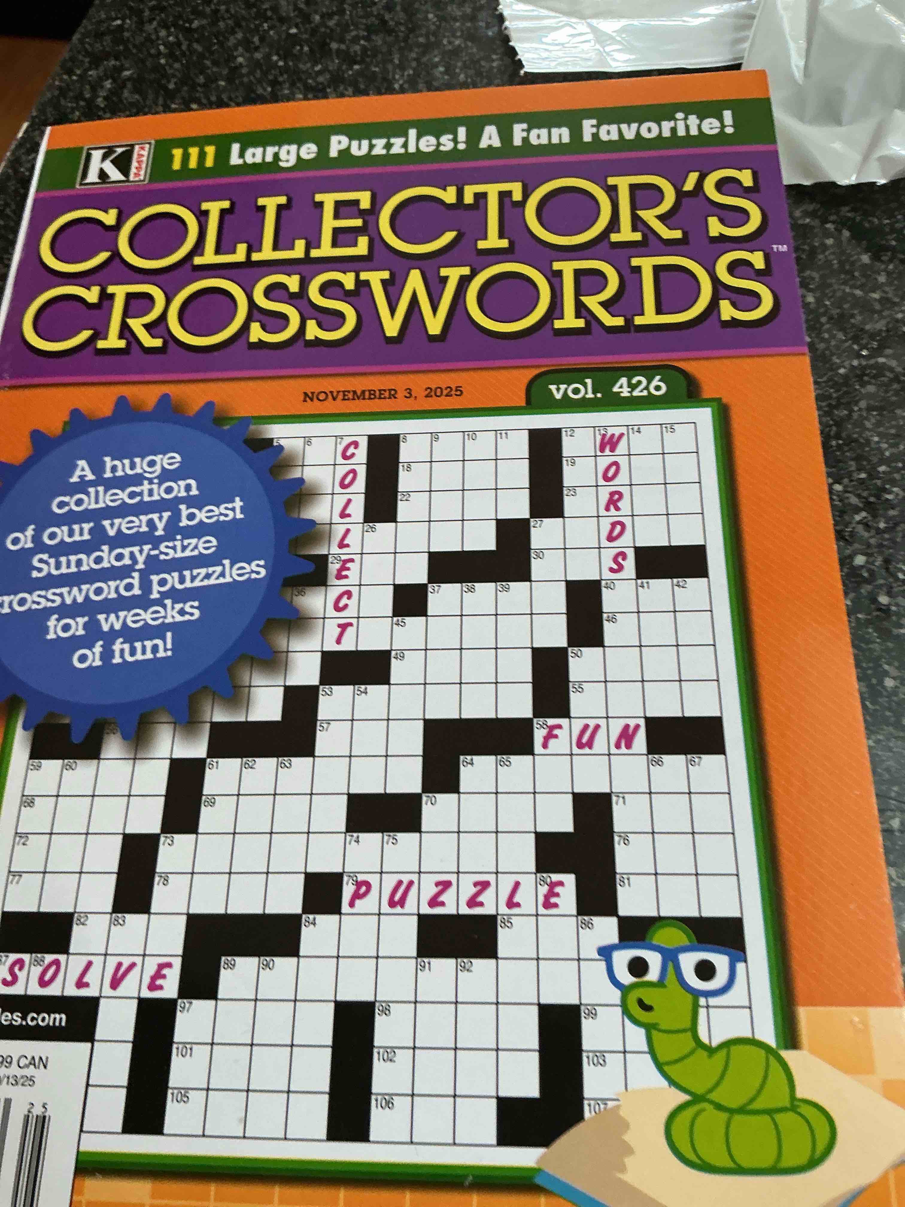 Kappa Large Puzzle Collector’s Crosswords 