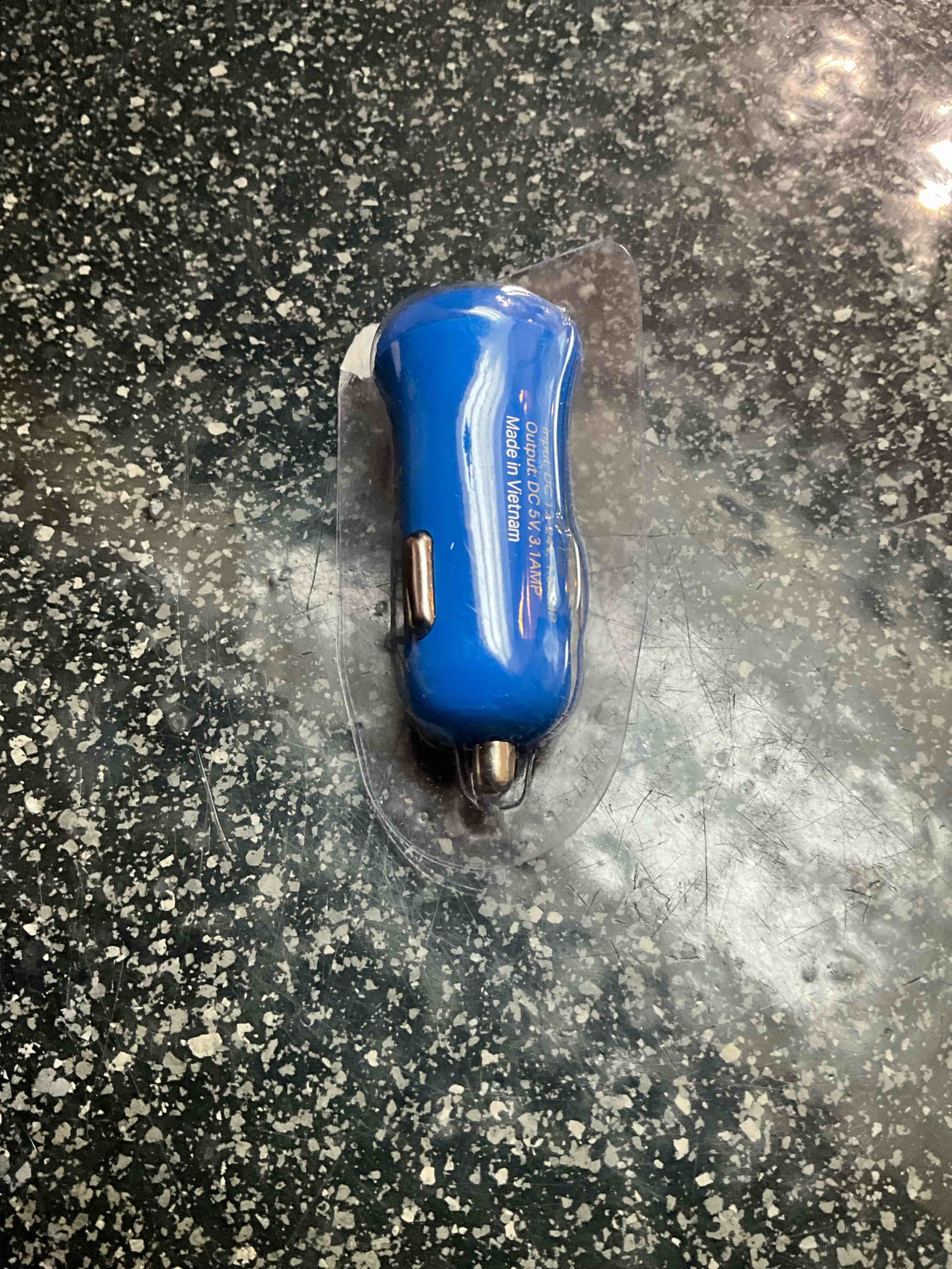 15W LED Car Charger - USB type C + USB A