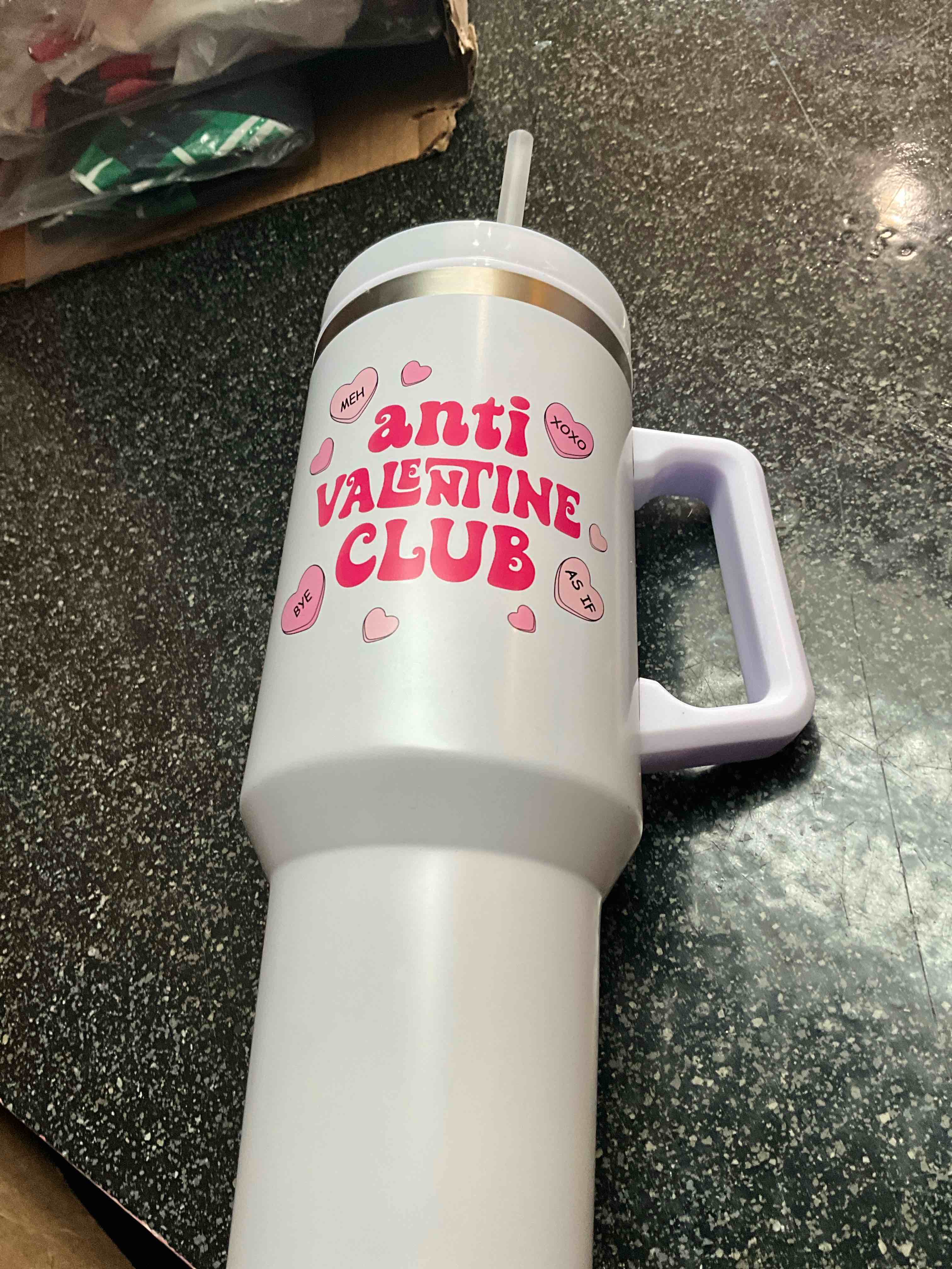 40 oz Stainless Steel Insulated Tumbler - **Anti Valentine Club **