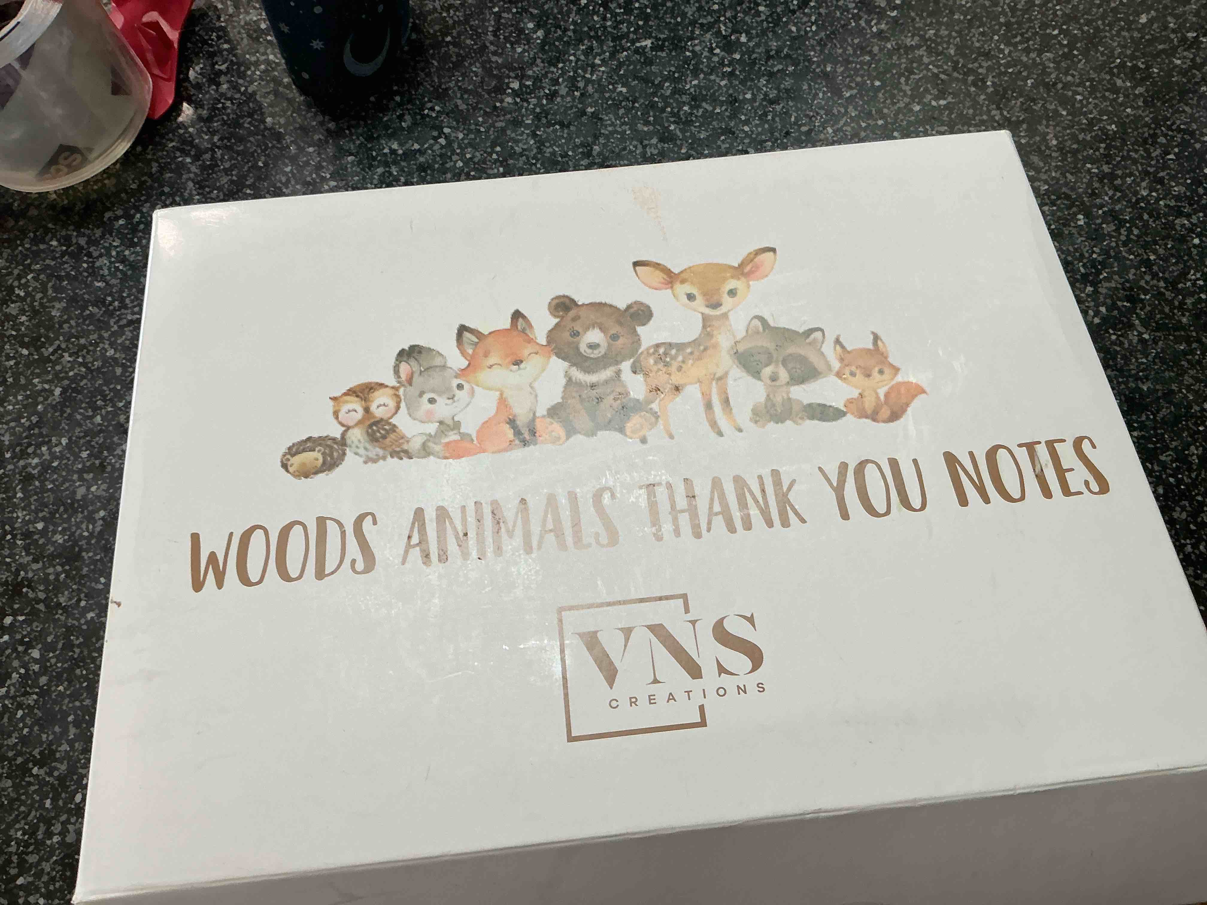 VNS Creations Woods Animals Thank You Notes 