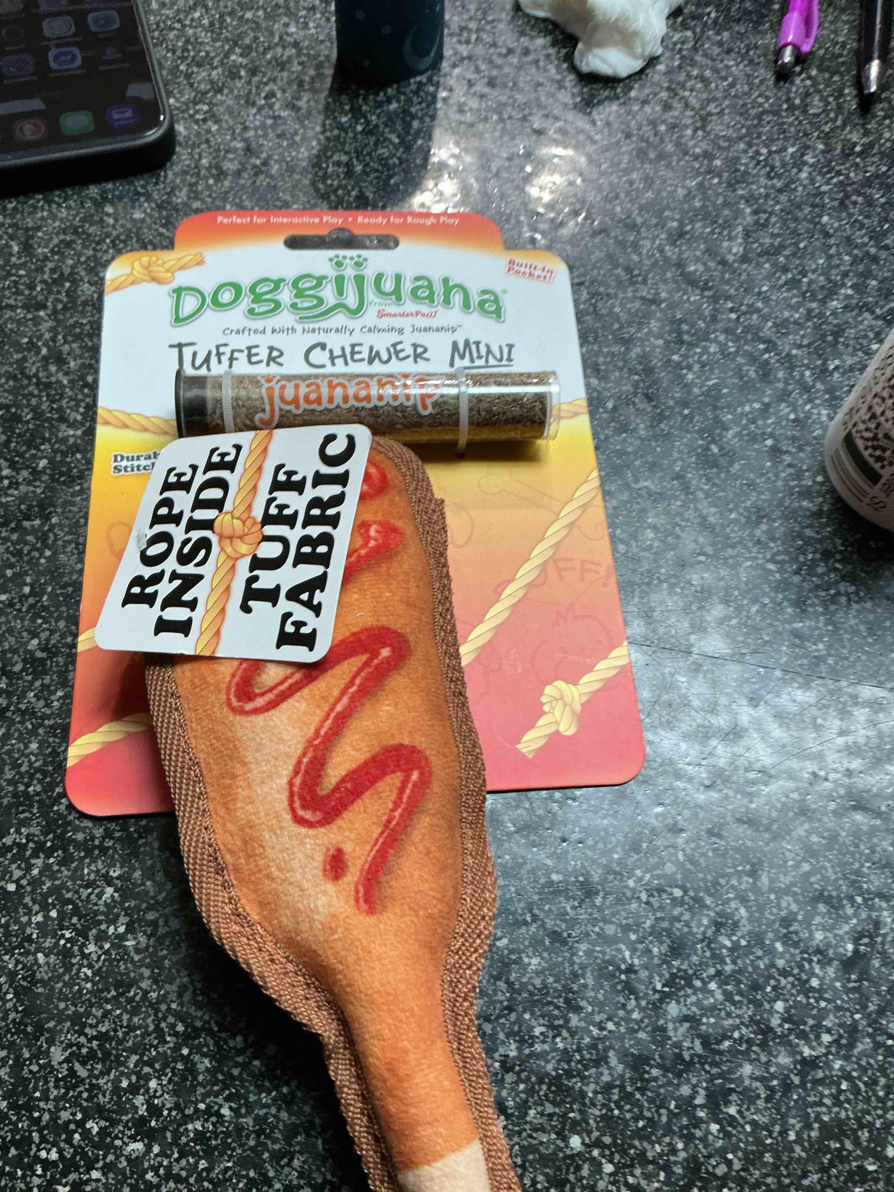 doggijuaha tuffer chewer mini with rope 