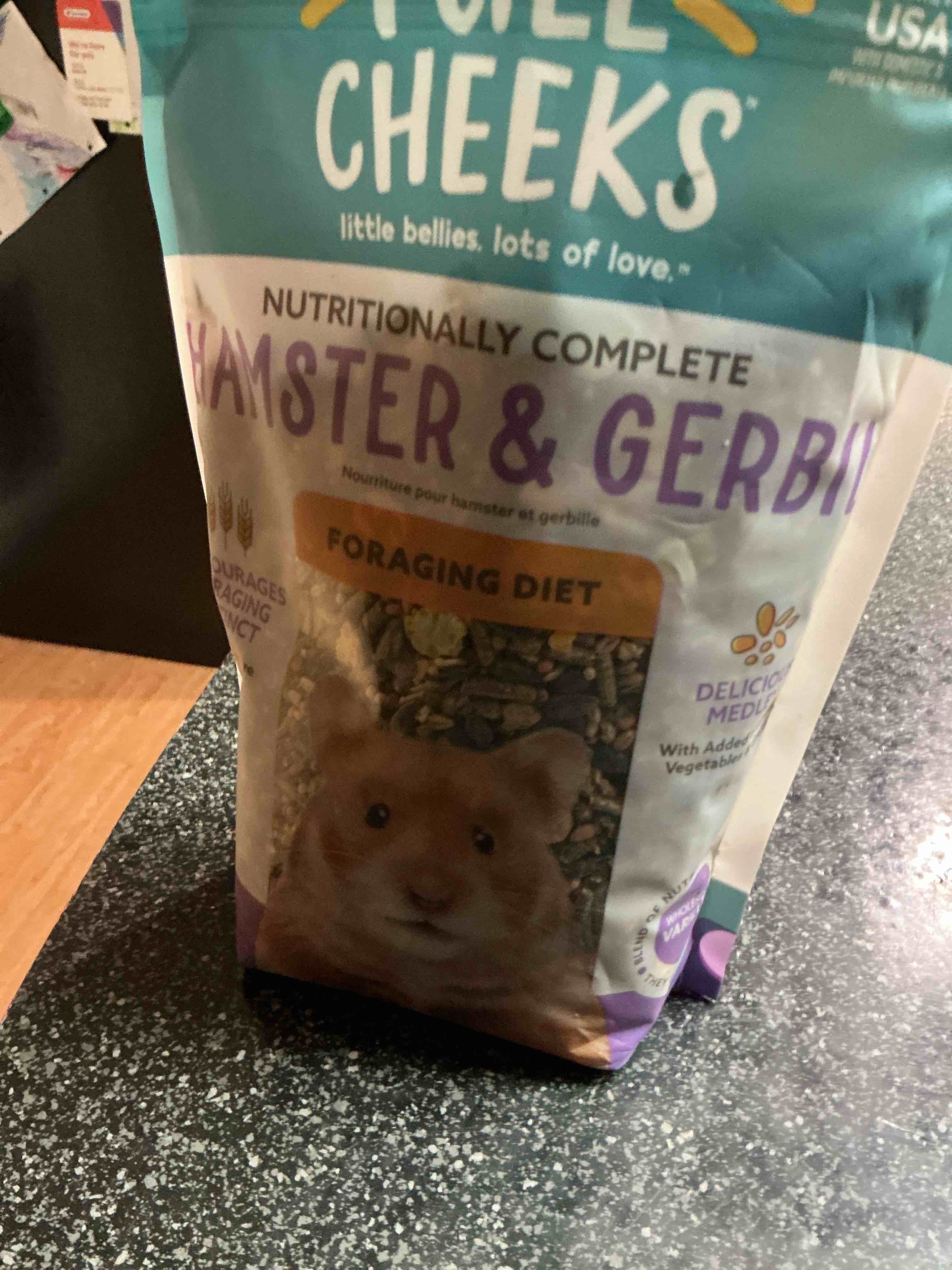 FullCheeks Nutritionally Complete Hamster & Gerbil  Food for  Aging Diet 