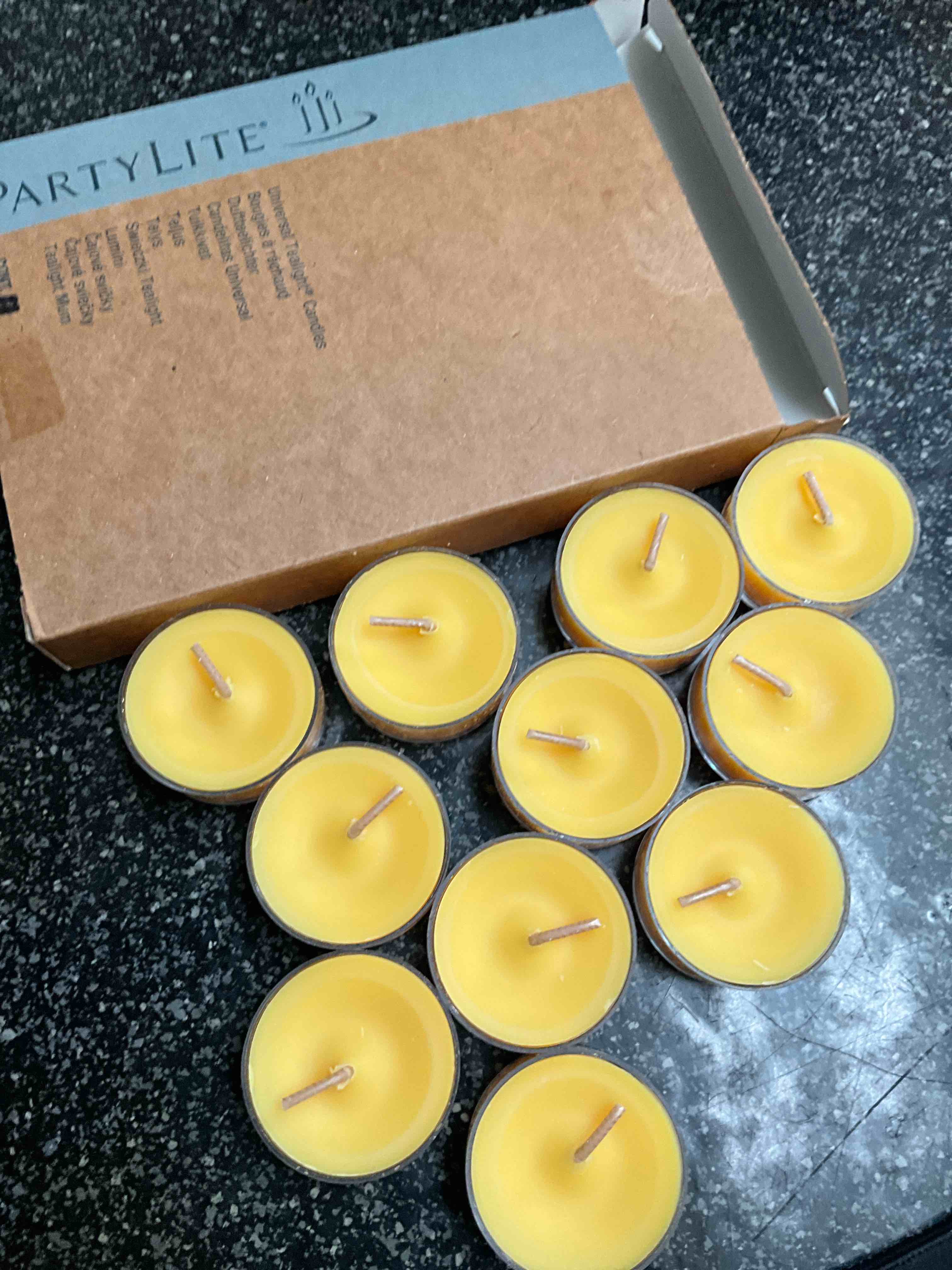 Party Lite - Tealight Candles - 11 count - Yellow 