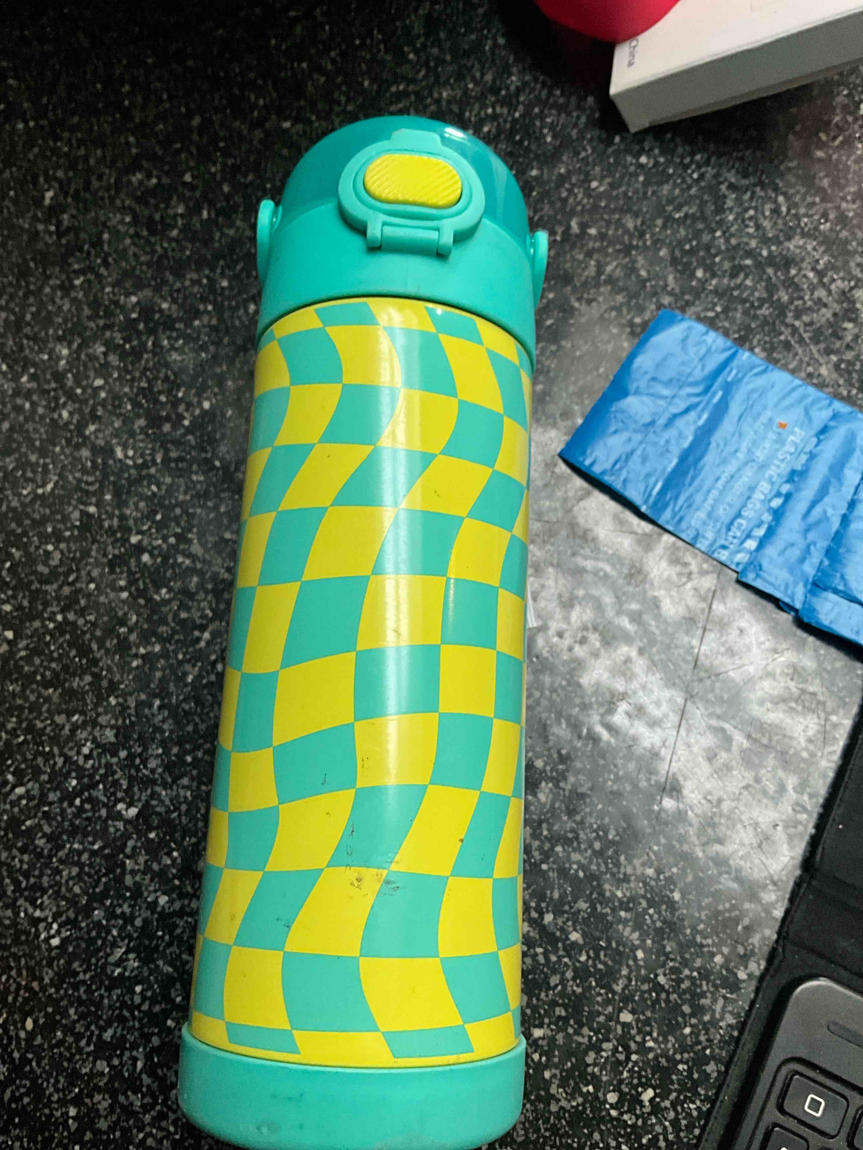 Metal Water Bottle - Handle - Locking Lid