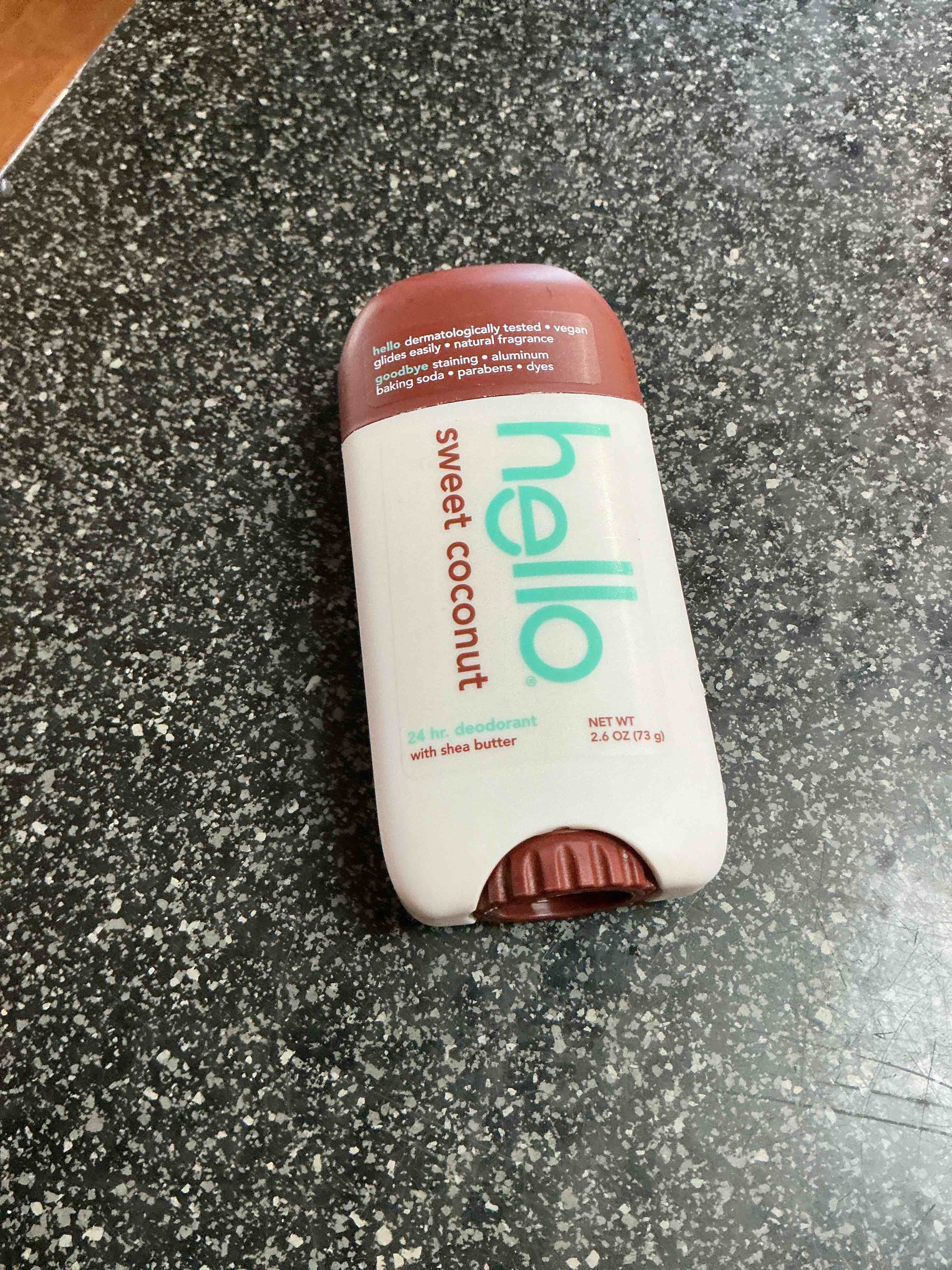 Hello Sweet Coconut 2.3 Oz. Deodorant With Shea Butter  