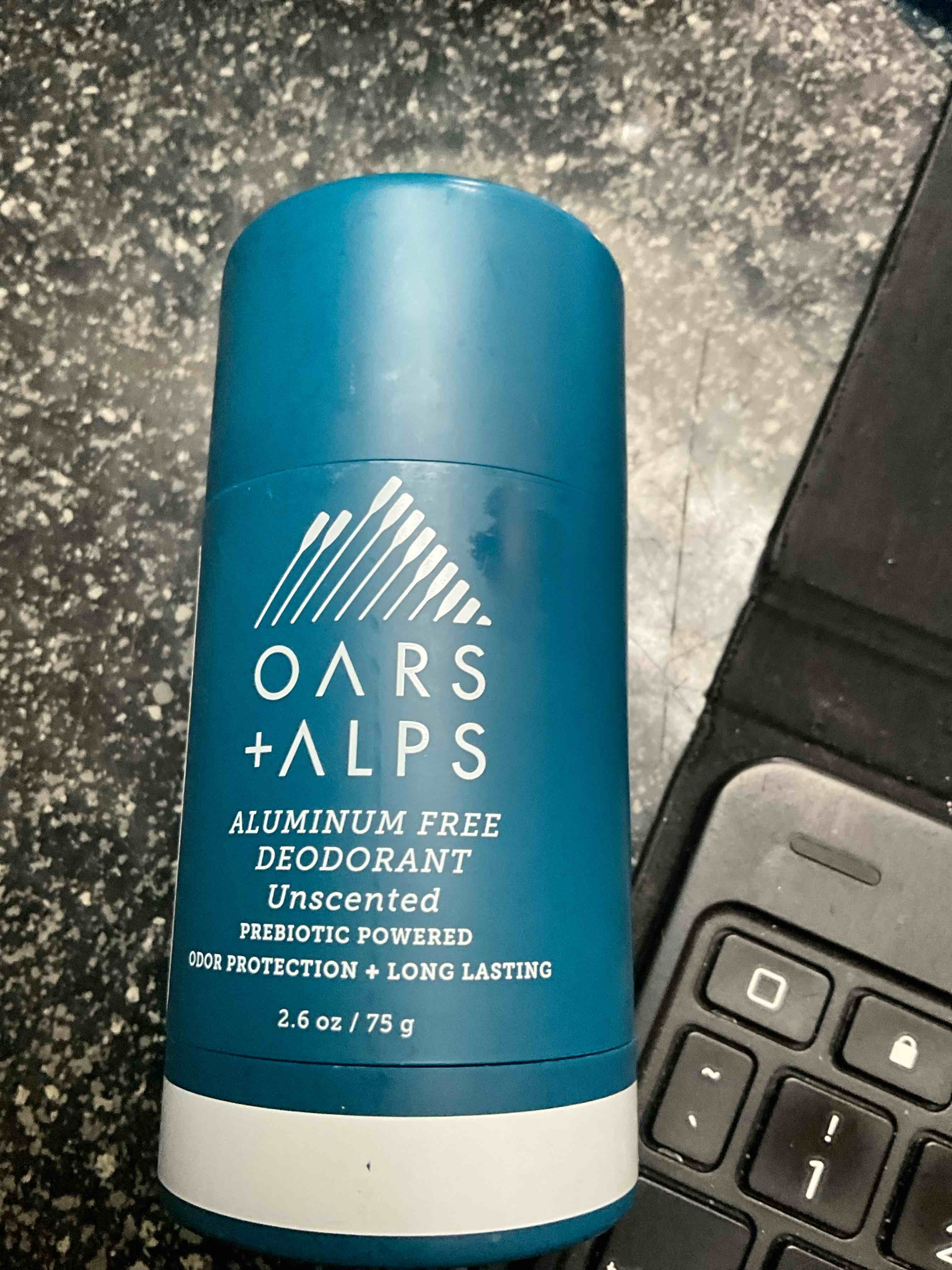 oars + alps - aluminum free deodorant - unscented 2.6 oz 