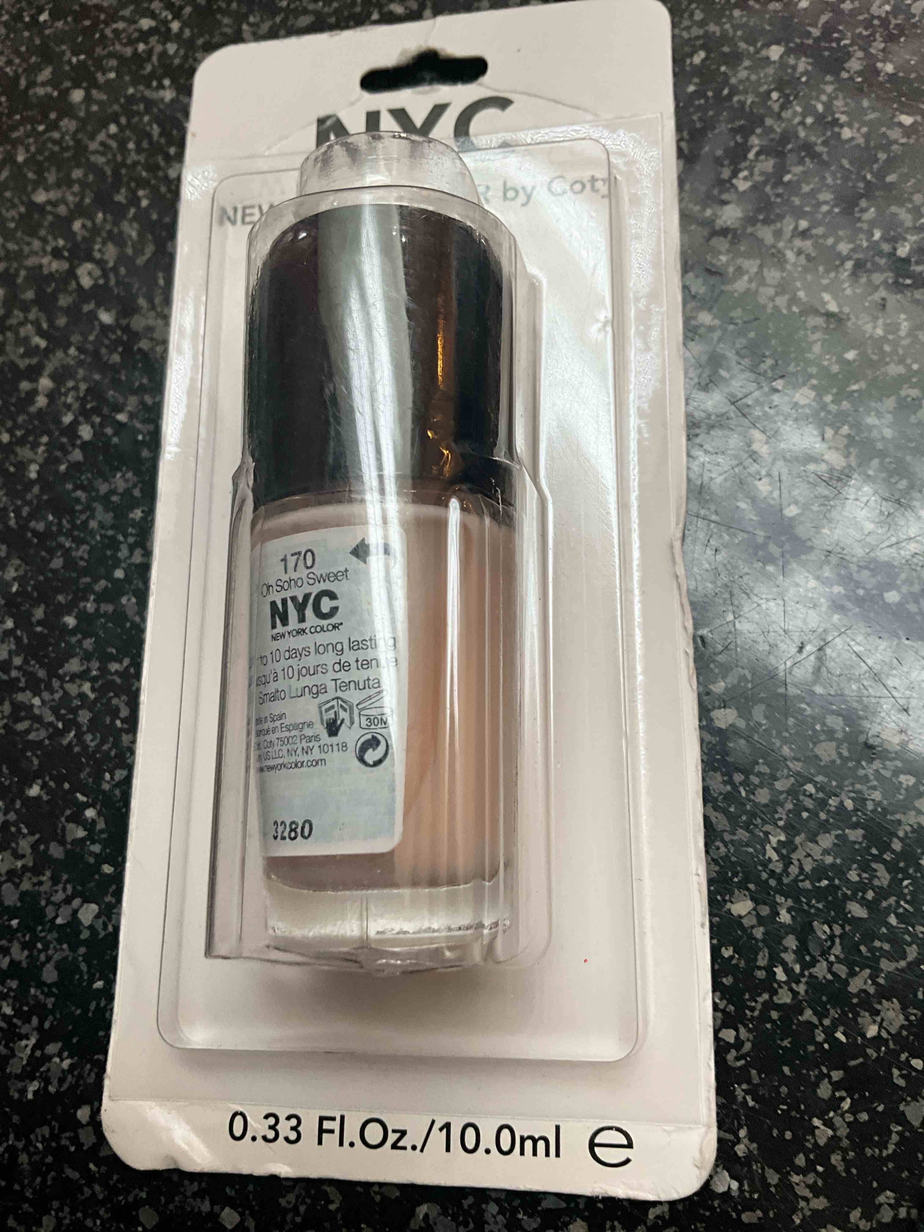 NYC Nail Polish 170 Oh Soho Sweet