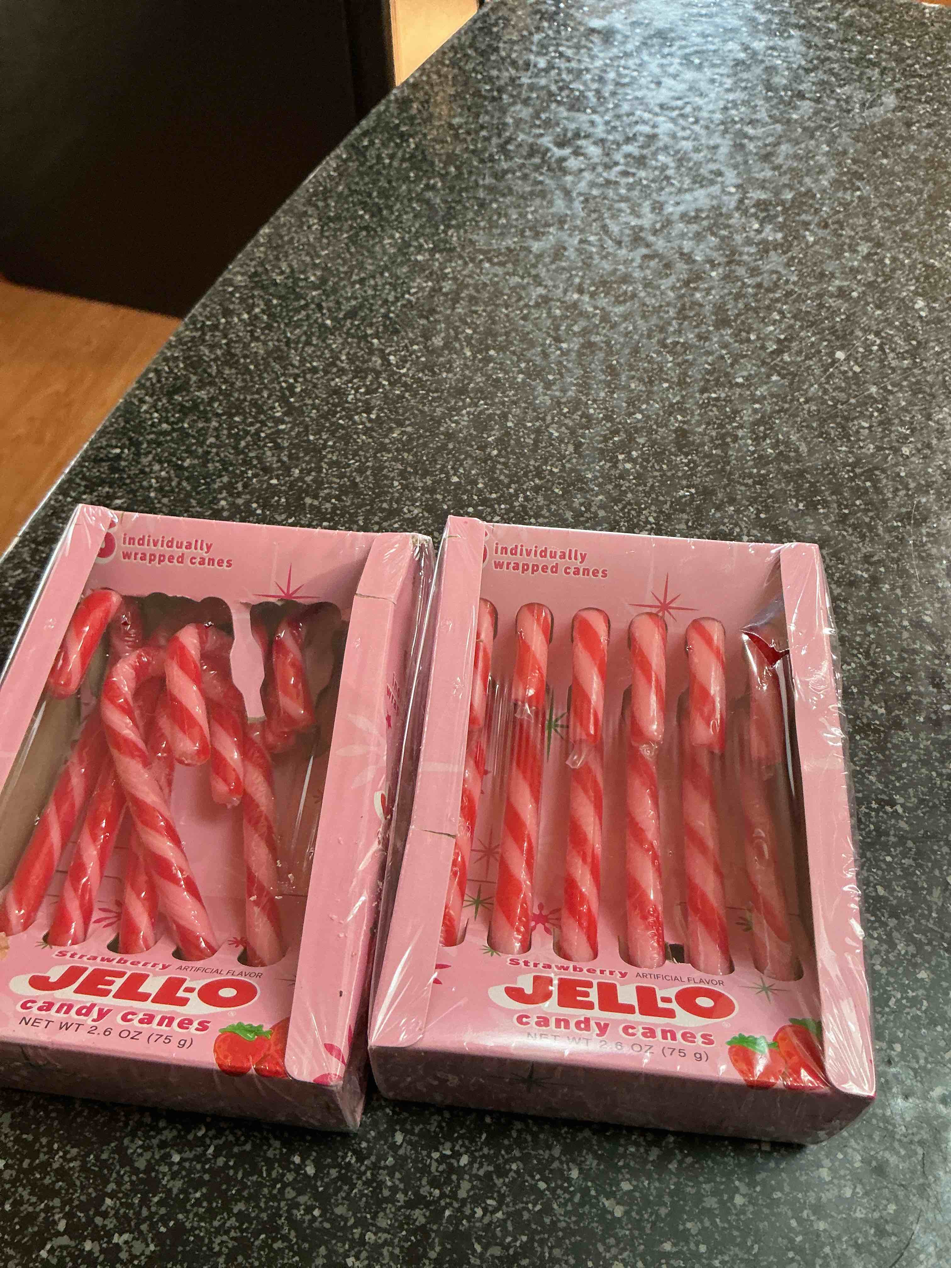 Jell-O Candy Canes Quanty Of 6 In Each Package 