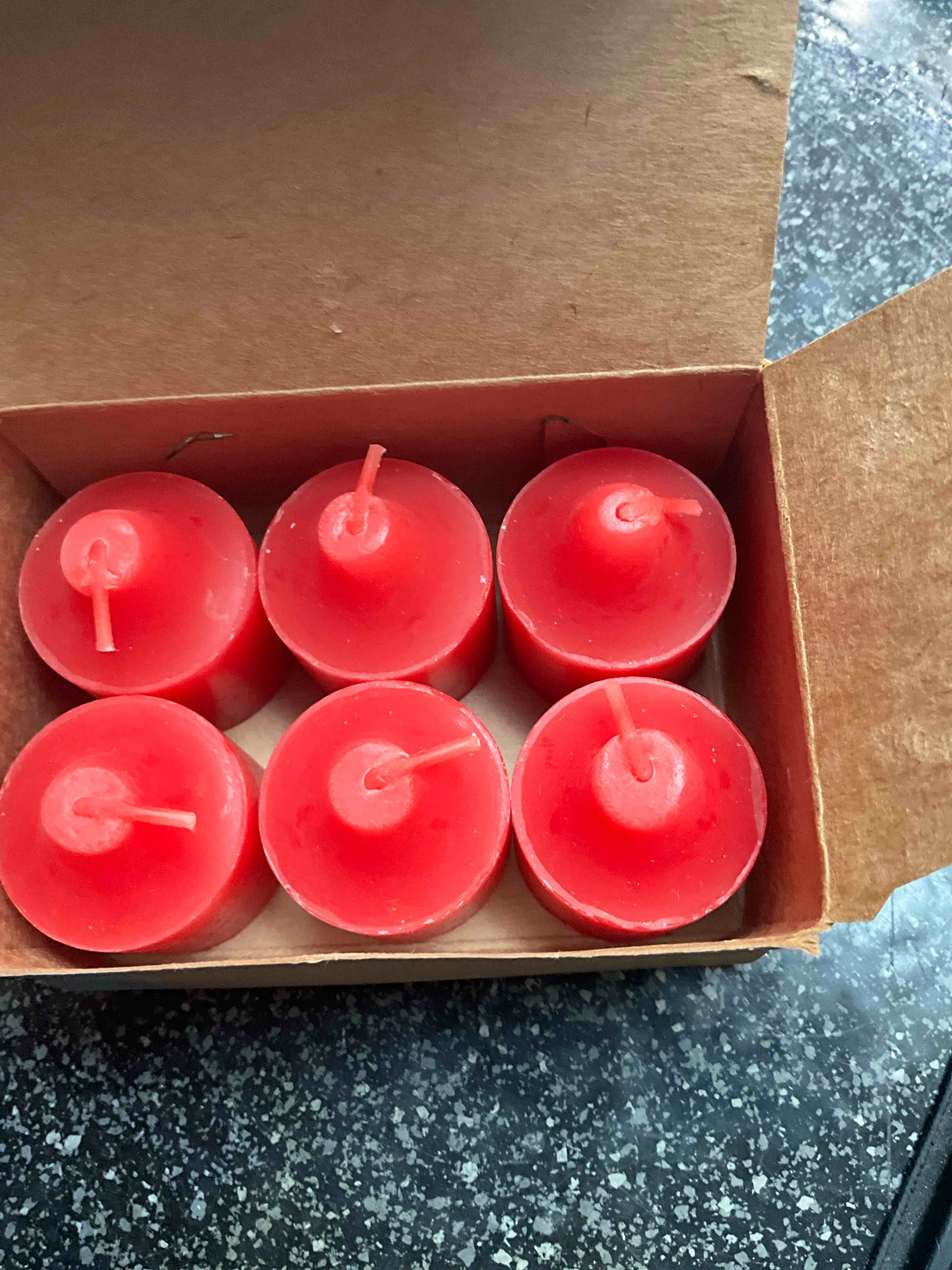 Party Lite - Votive Candles - 6 count - Deep Pink 