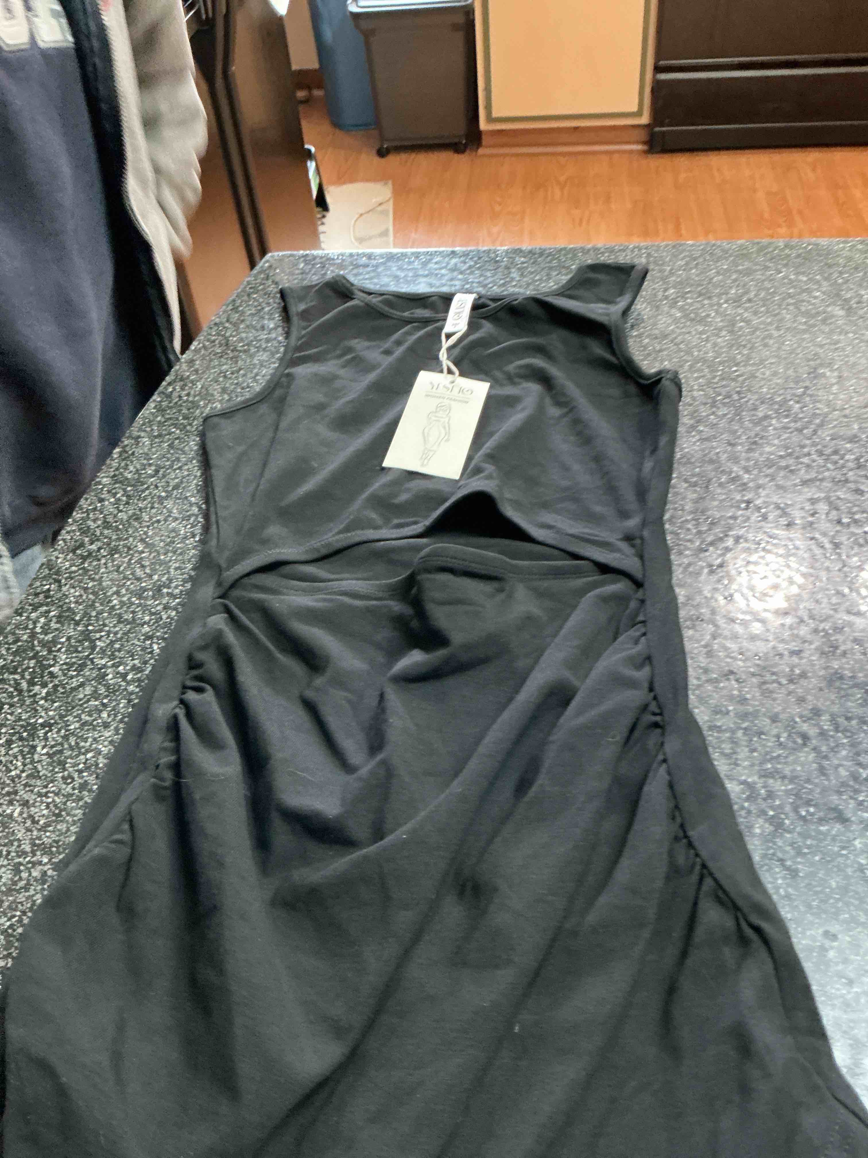 Yestto Black Dress Size S 