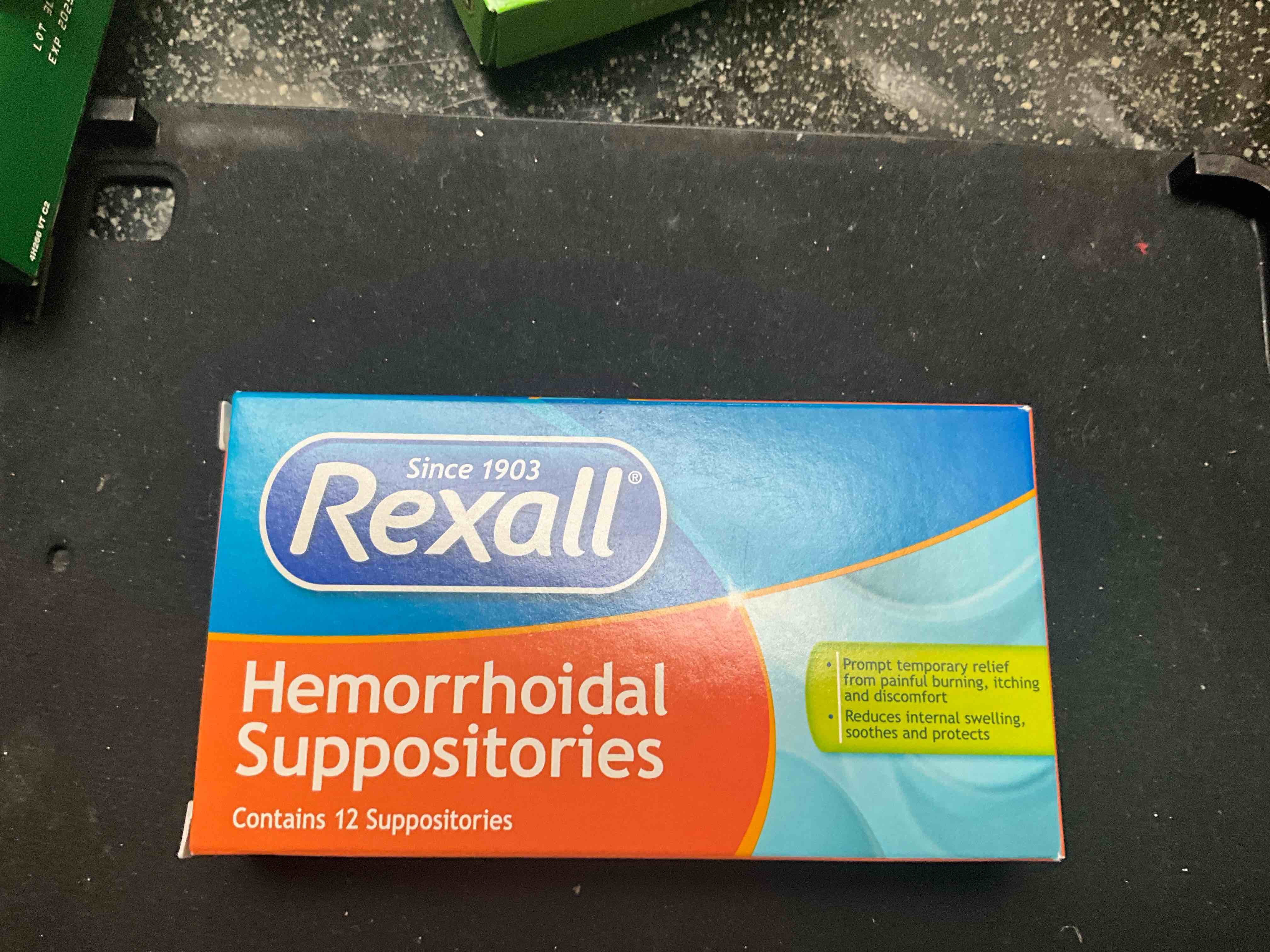 rexall hemorrhoidal suppositories - 12 count 