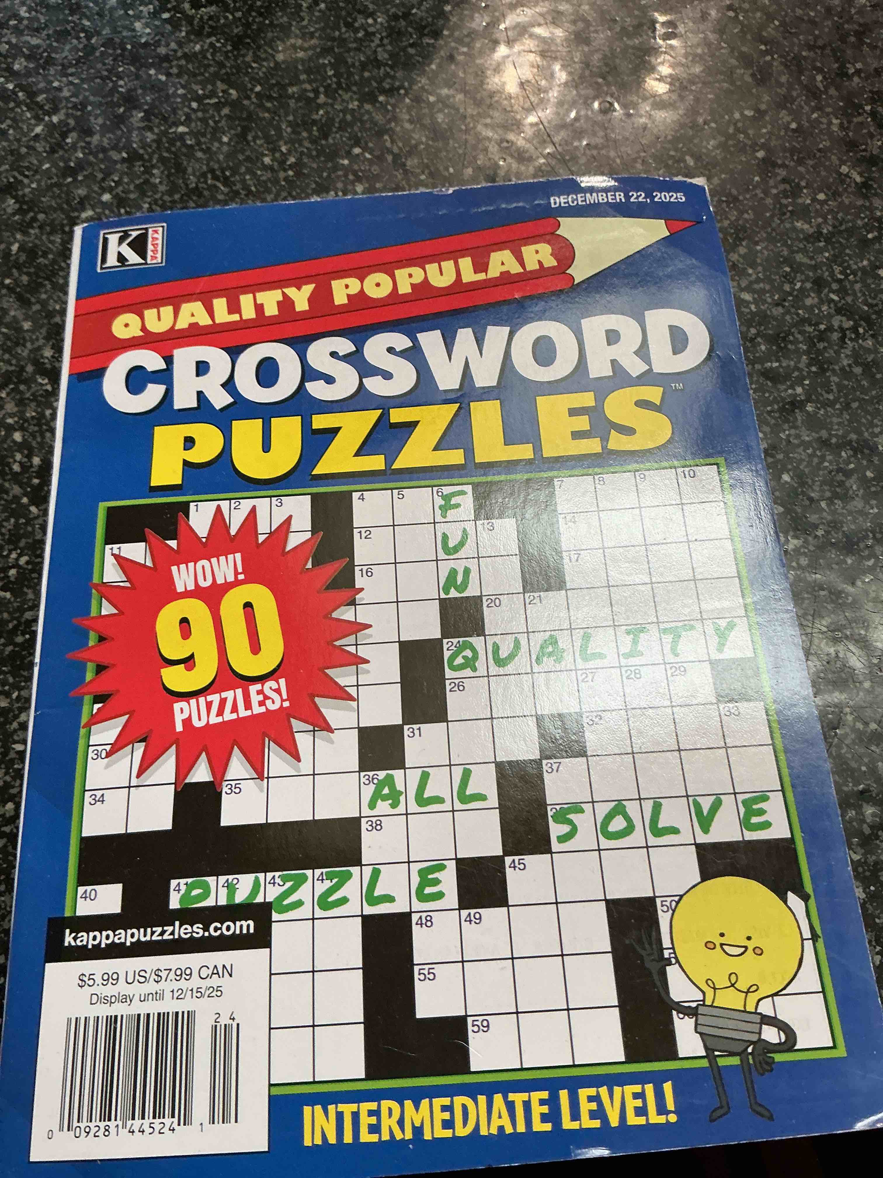 kappa quality popular crossword puzzles wow 90 puzzle 