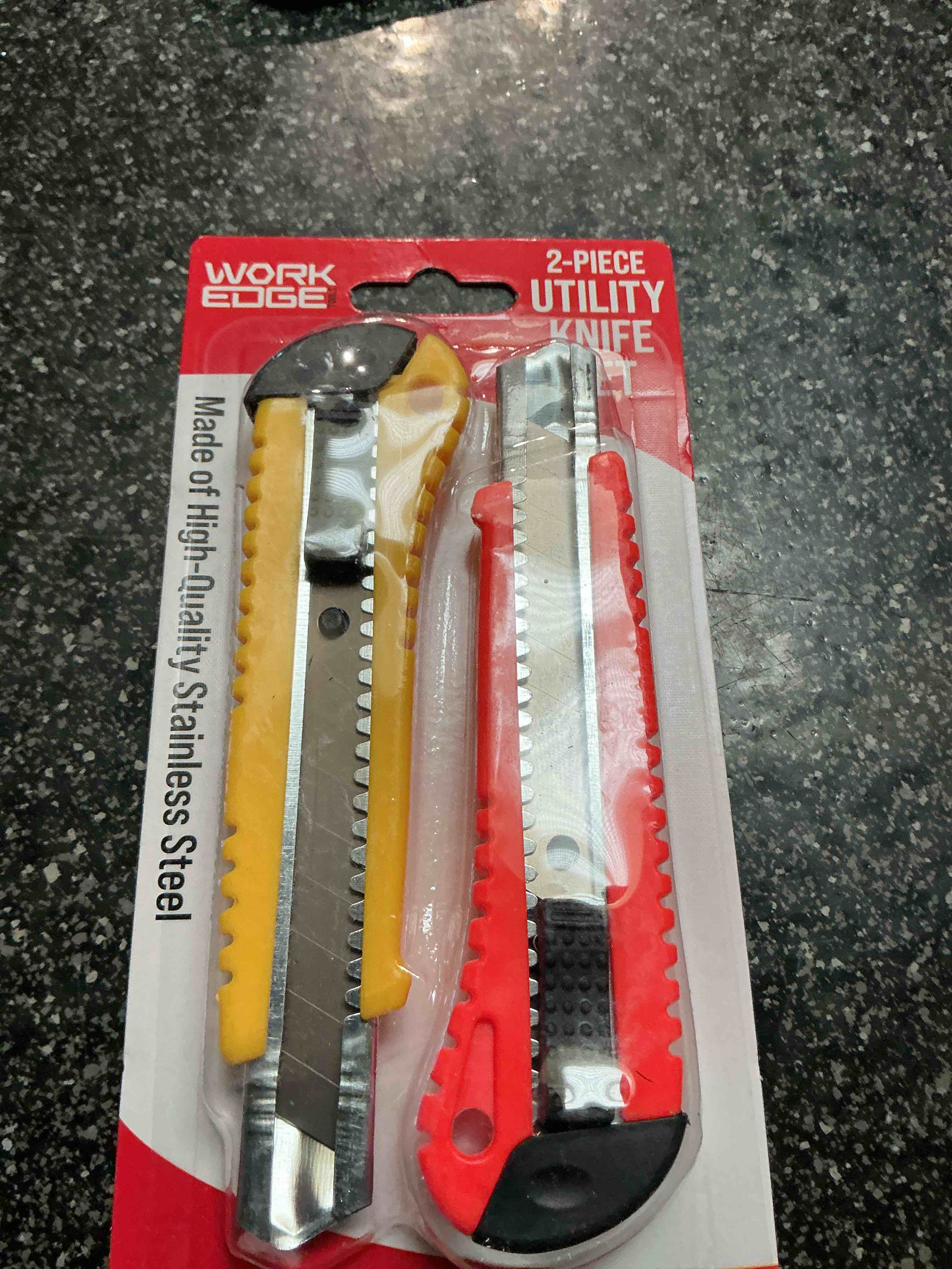work edge 2 - piece utility knife 