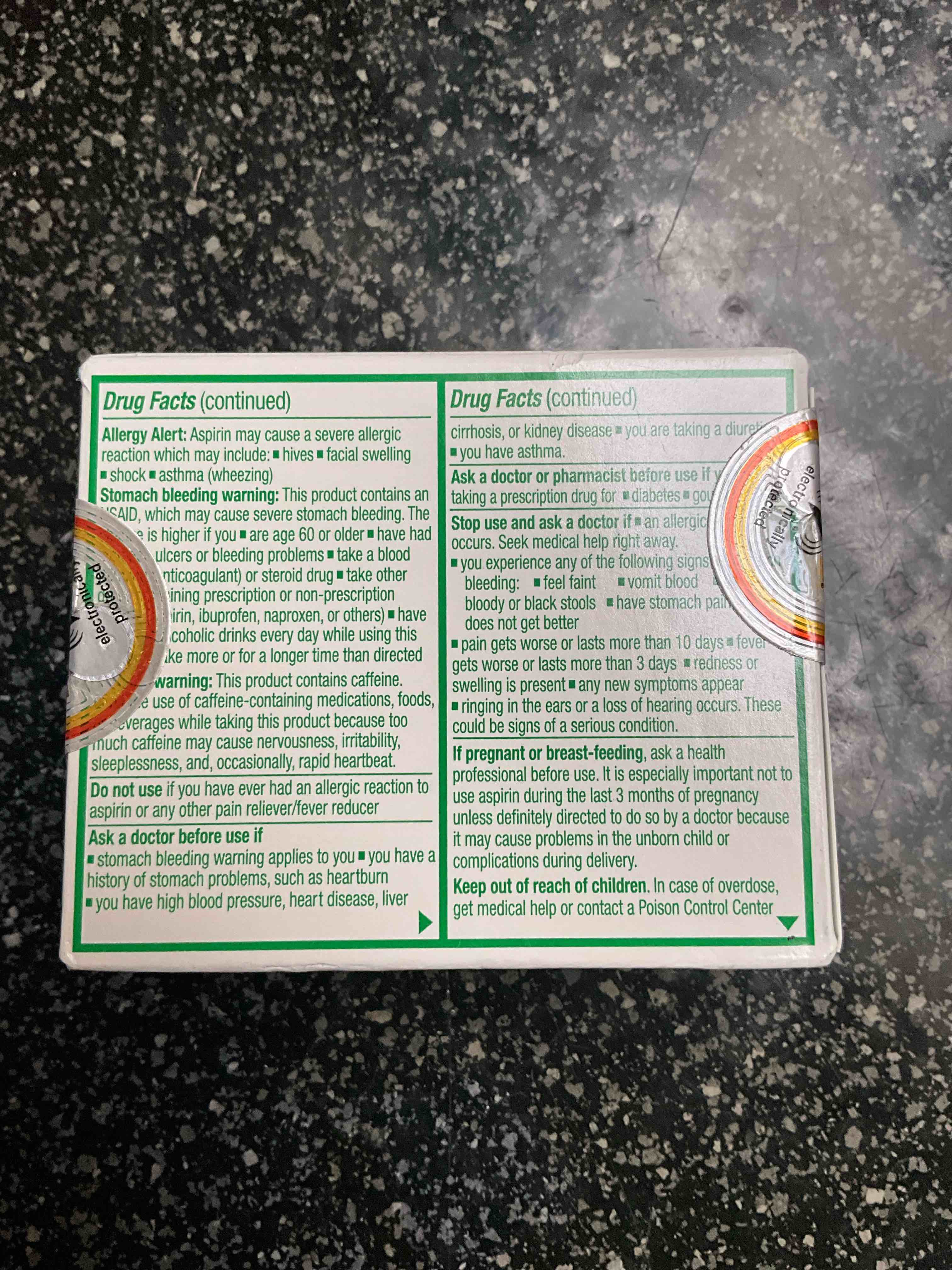 Condition photo showing As Is for BC Powder Arthritis Pain Reliever, Aspirin Dissolve Packs, 24 Count Powder Packets