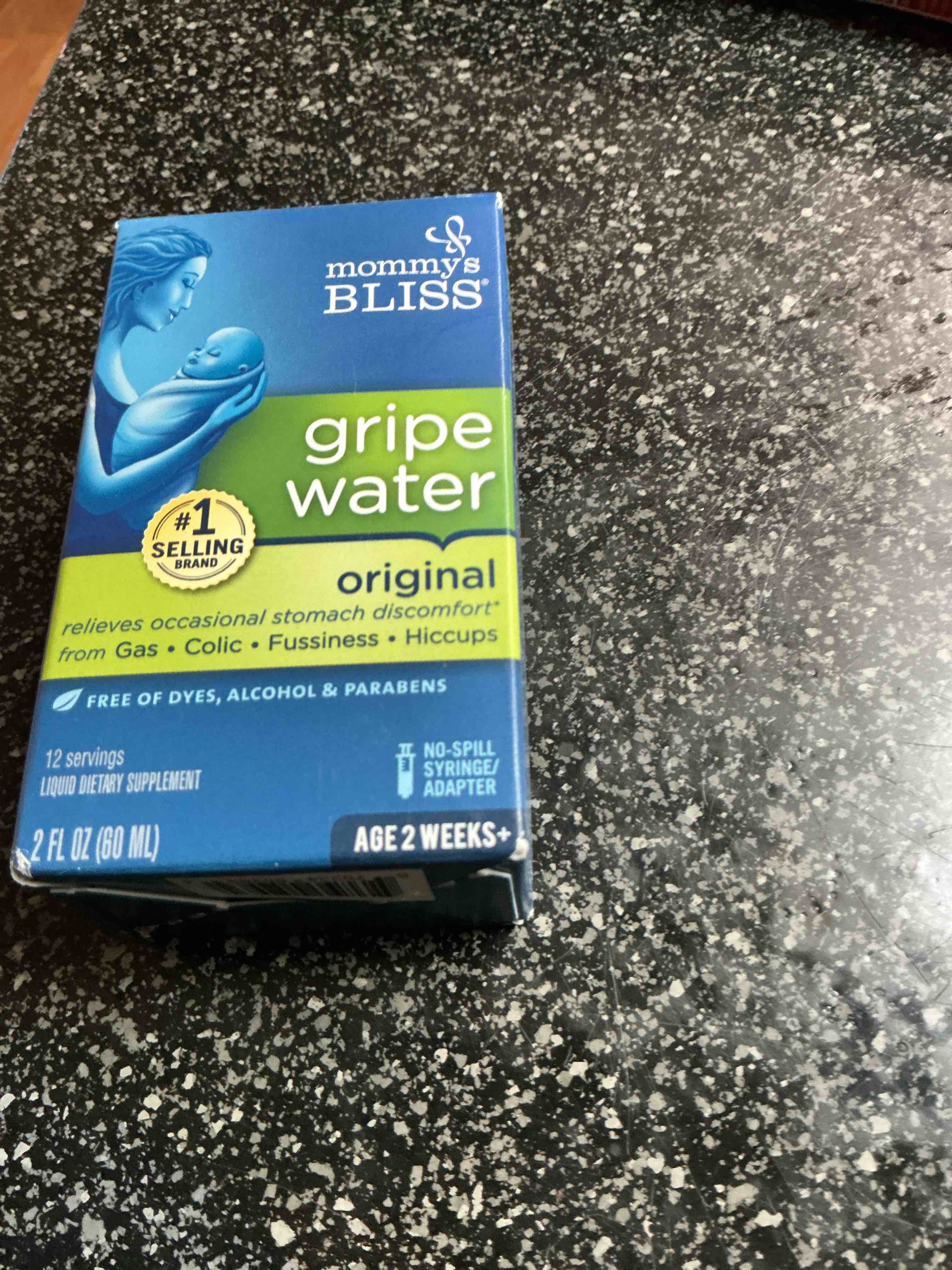 Condition photo showing As Is for Mommy Bliss Gripe Water Original  2 FL. OZ.