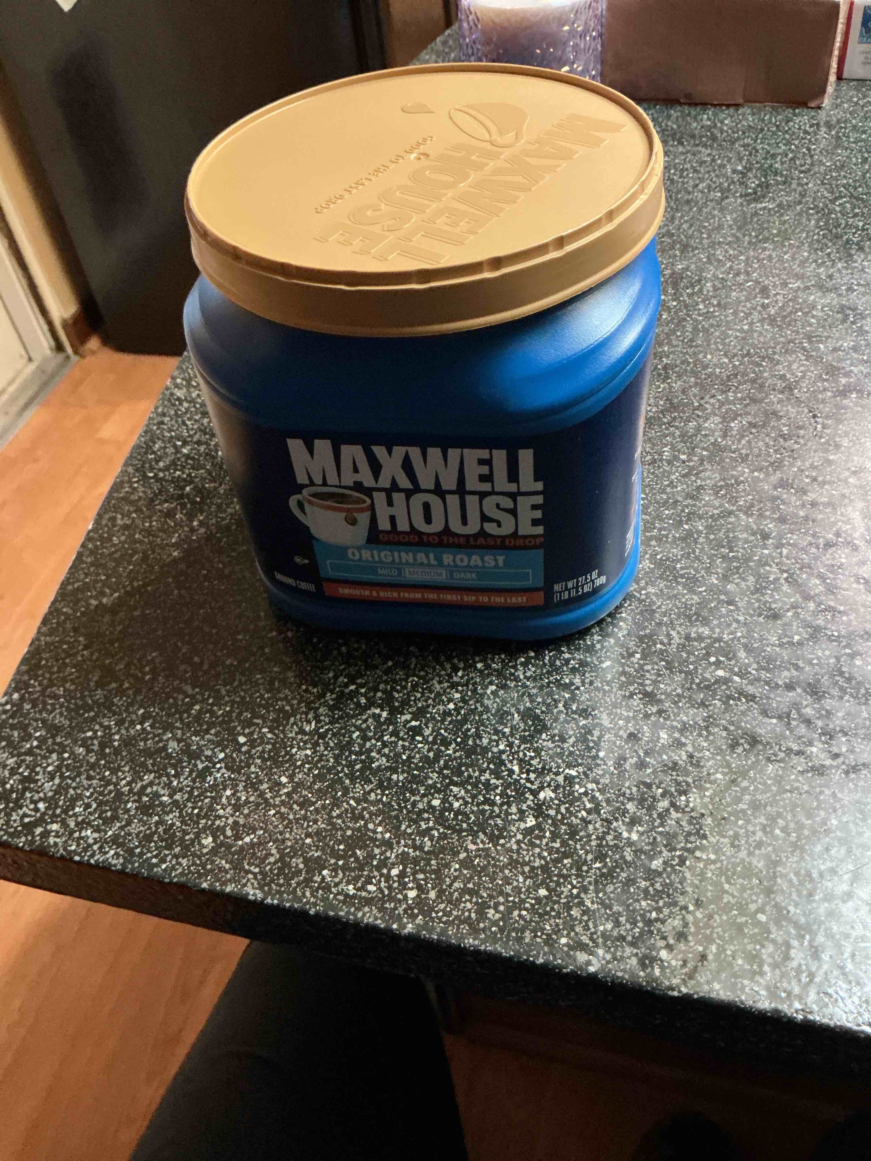 Condition photo showing As Is for Maxwell Coffee Original Roast 27.5 OZ. 