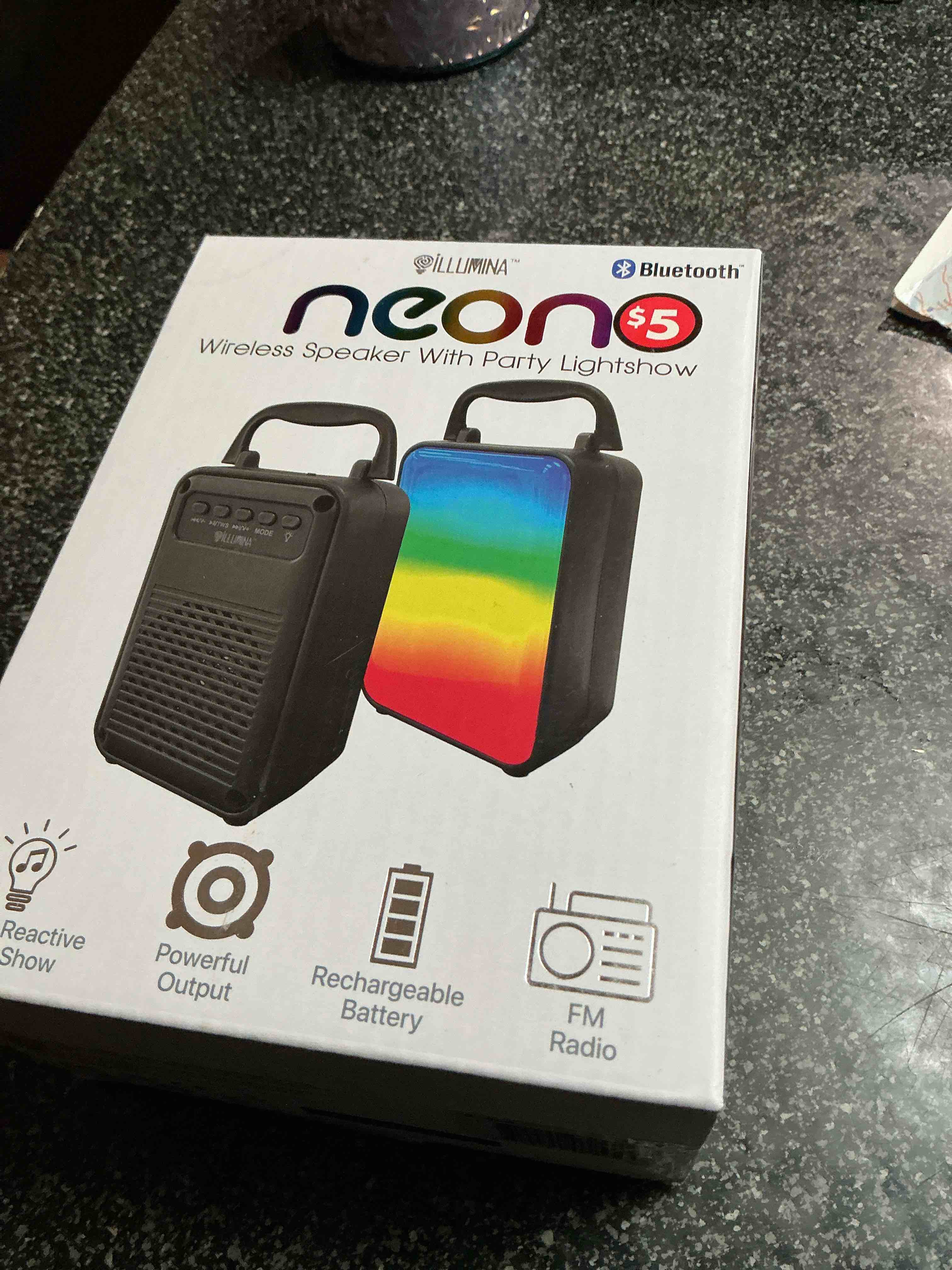Condition photo showing New/Like New for Neon Wireless Speaker With Party Lightshow 
