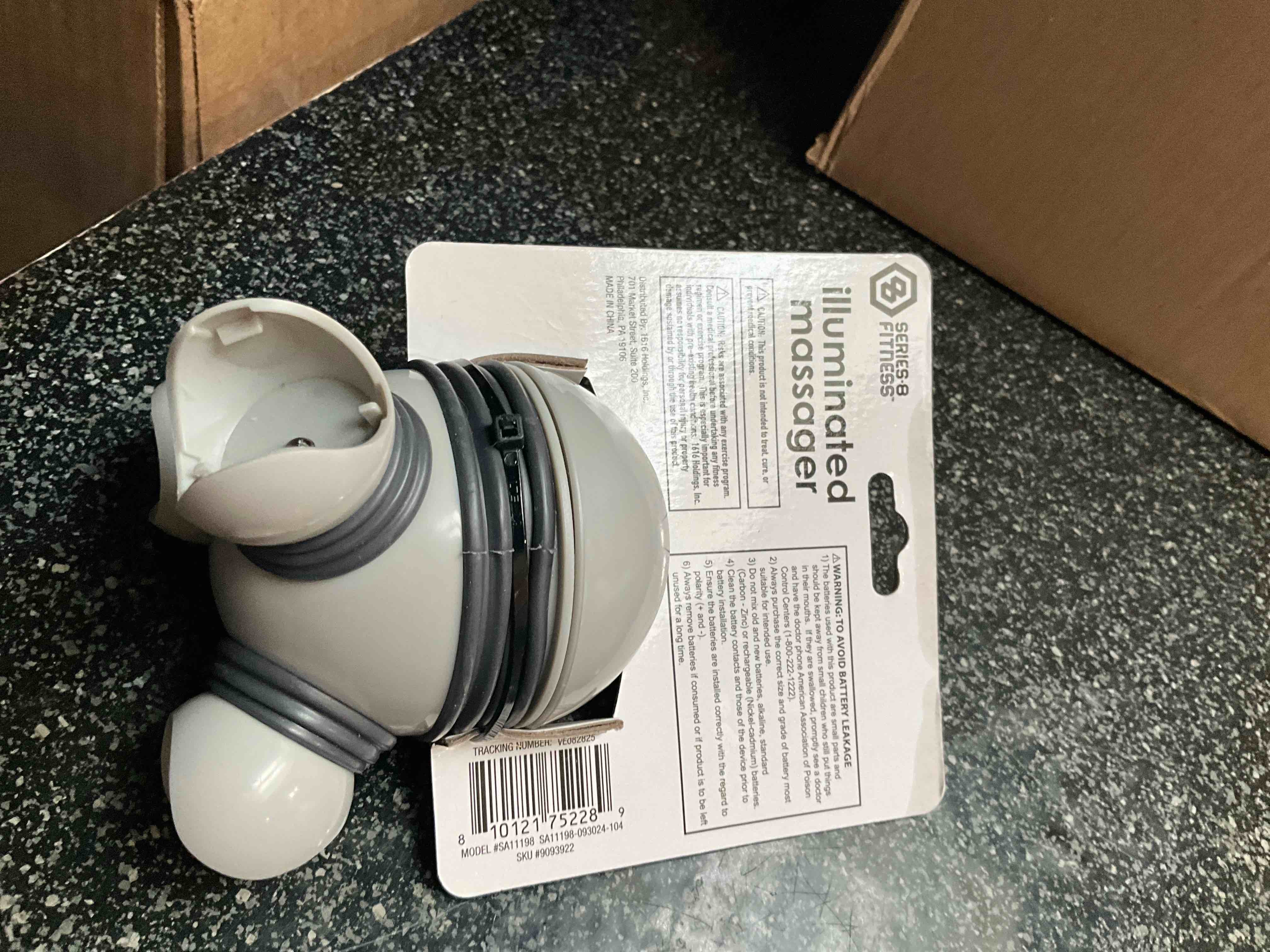 Condition photo showing Good Condition for illuminated Massager - Vibrates for a soothing Massage  