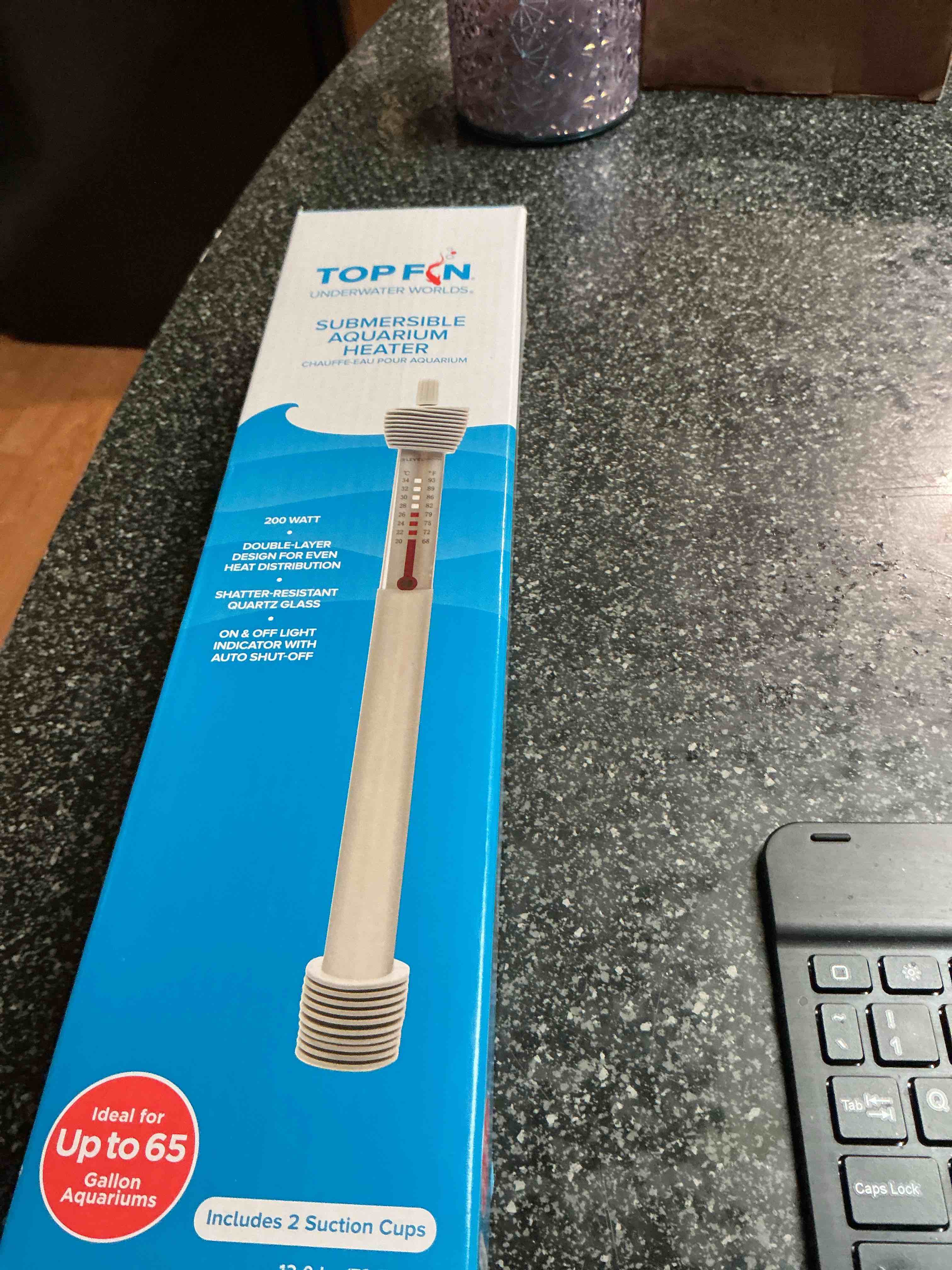 Condition photo showing New/Like New for Top-Fin Underwater Worlds Submersible Aquarium Heater 