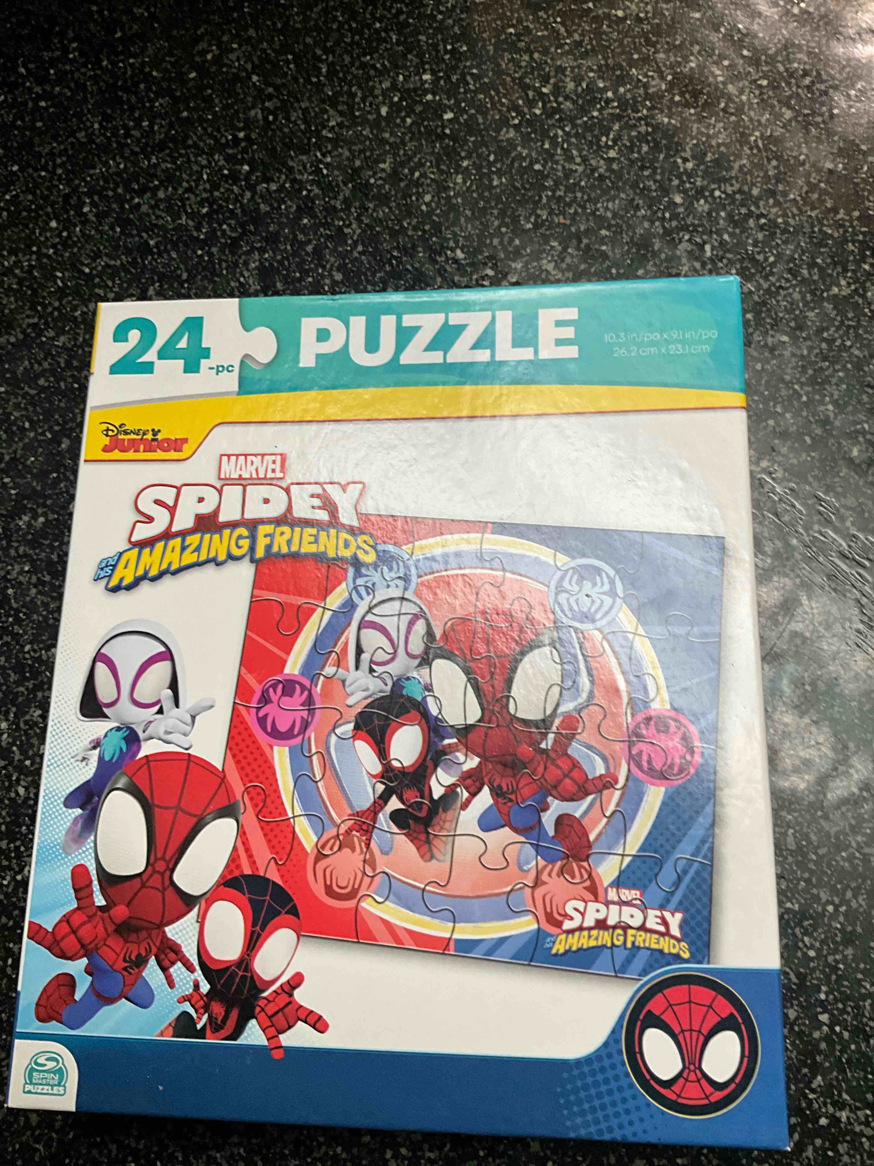 Condition photo showing New/Like New for Disney Junior - Marvel Spidey Amazing Friends - 24 pcs - Puzzle 